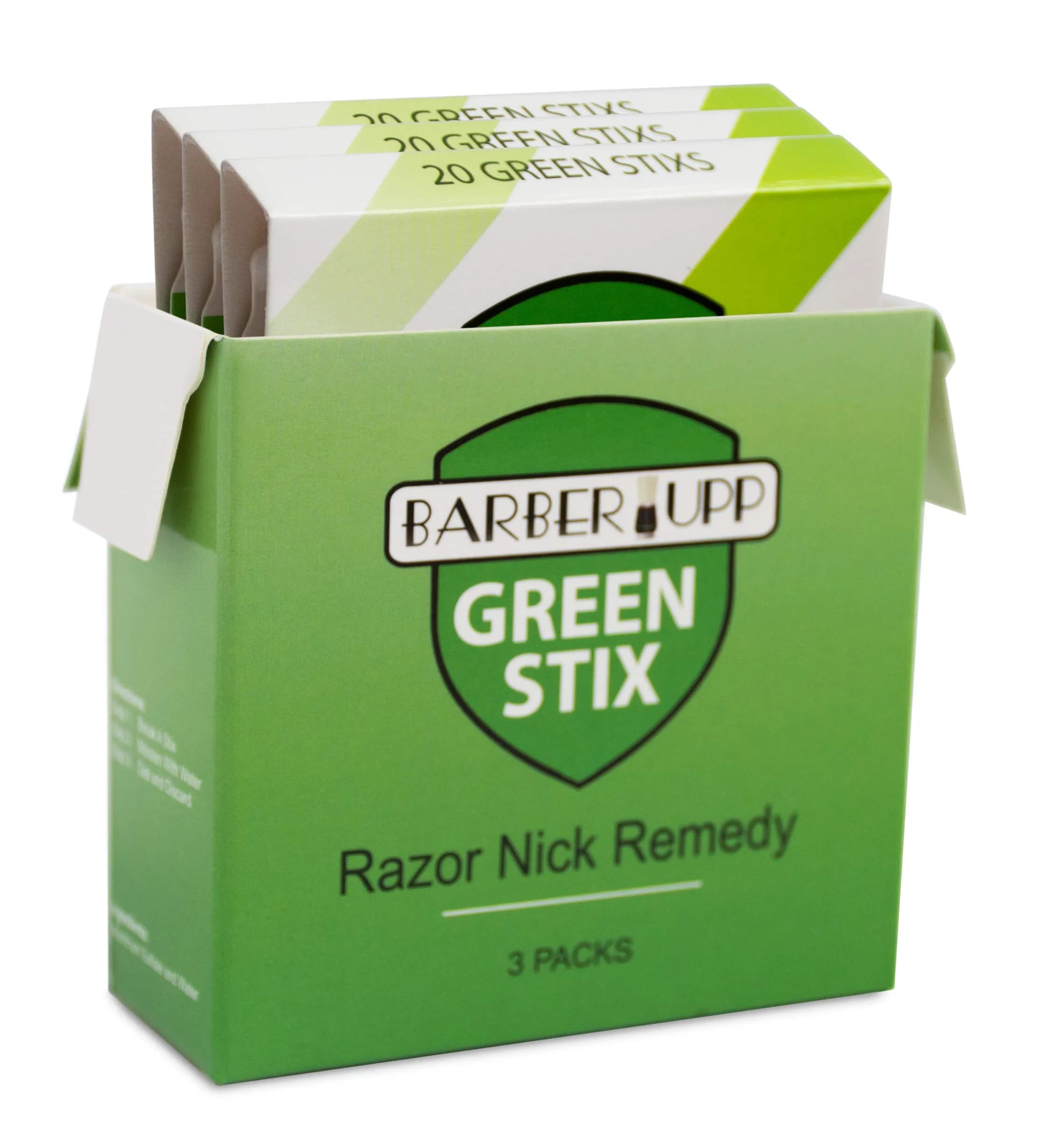 BARBERUPP Styptic Stick 3 Pack | Stops Razor Nicks Instantly, Sanitary & Travel-Friendly - main product image