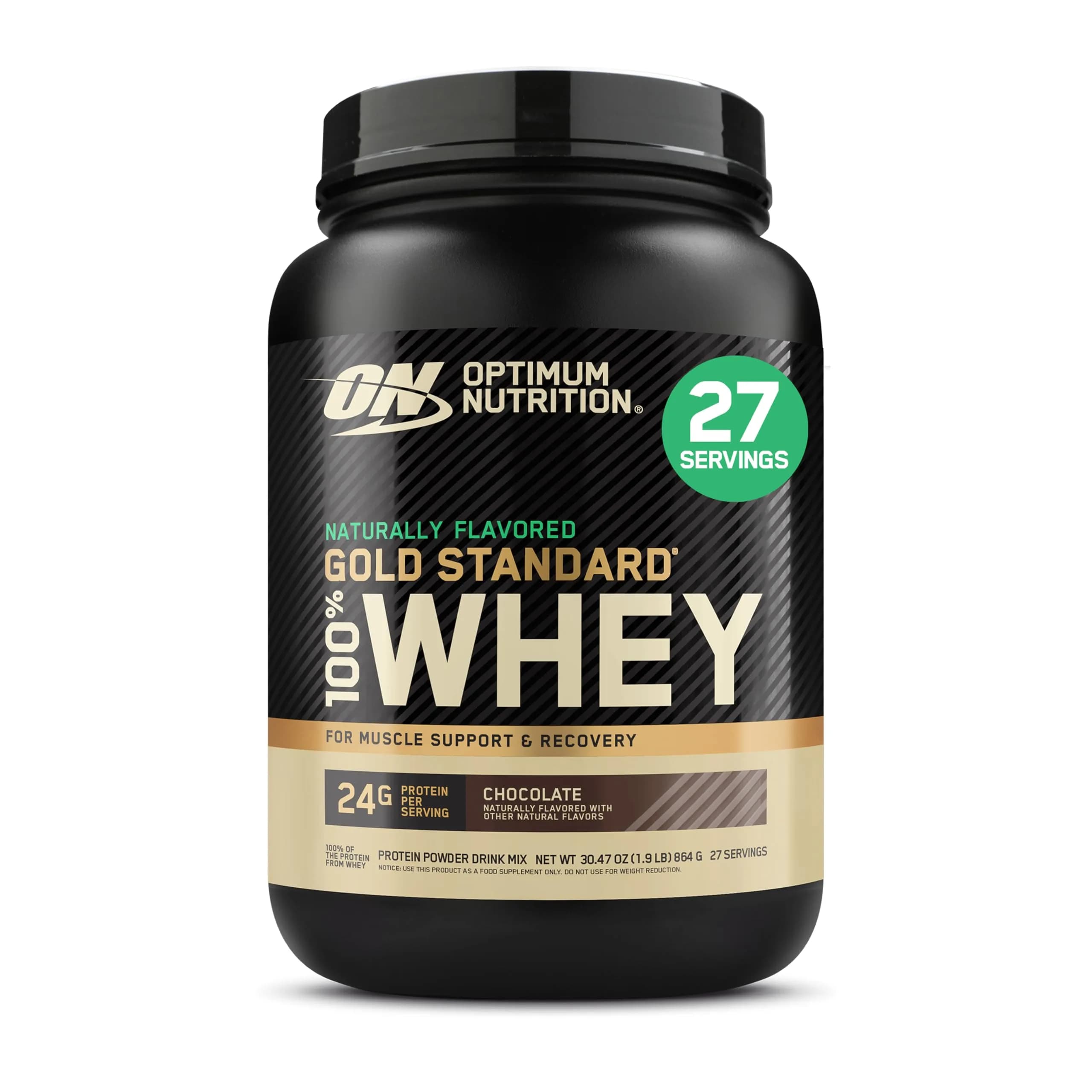 Optimum Nutrition Gold Standard 100% Whey Protein Powder Chocolate 862g (1.9 lb) | High Protein for Muscle Recovery - main product image