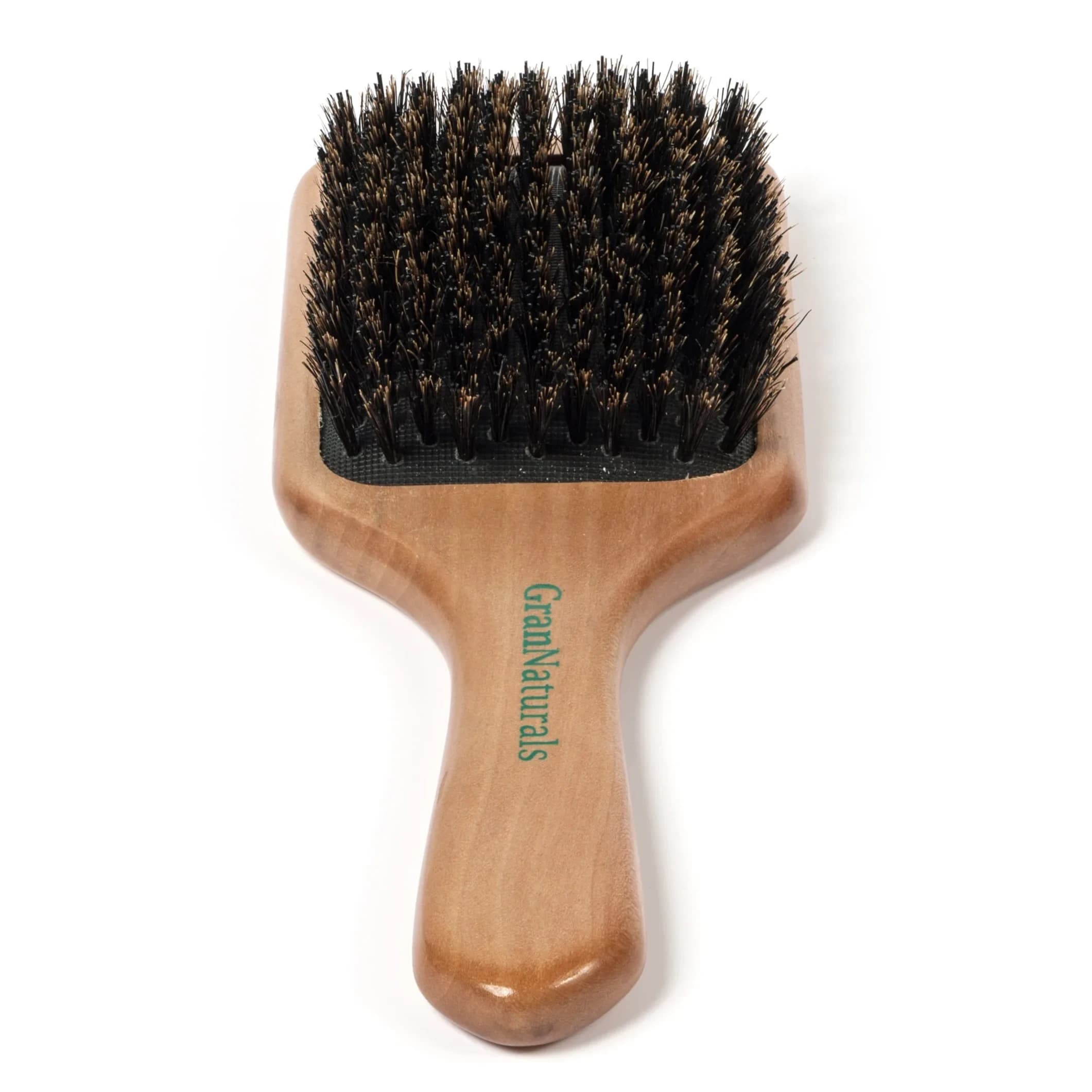 GranNaturals Boar Bristle Paddle Hair Brush | Natural Wooden Large Flat Square for Fine, Thin, Straight Hair - main product image