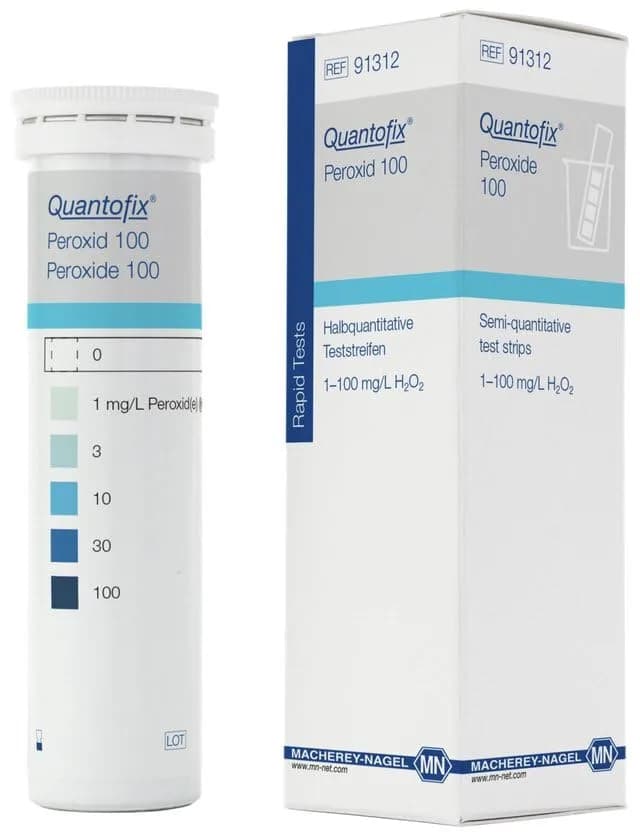 Macherey-Nagel Semi-quantitative Test Strips QUANTOFIX Peroxide 100 | pH 2-9, 100 Strips, Lab & Scientific - main product image