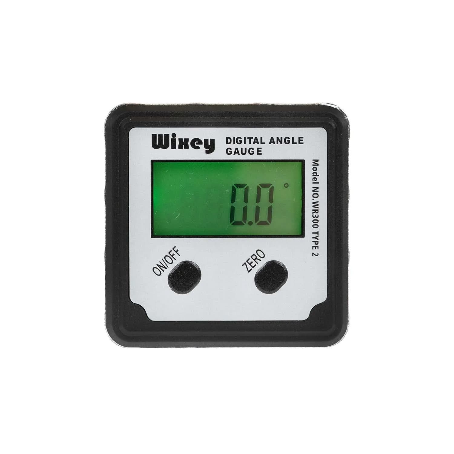 Wixey Digital Angle Gauge for Table Saw & Miter Saw, Magnetic | Precise, Backlit LCD, Magnetic Base - main product image