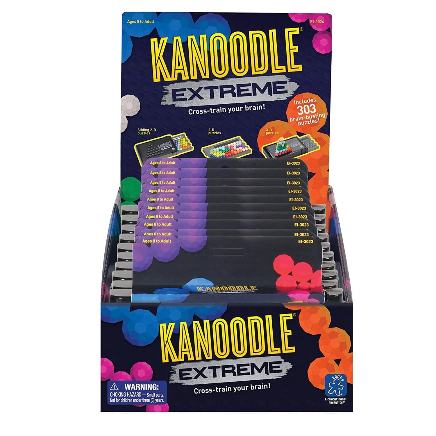 Educational Insights Kanoodle Extreme 10-Pack | 303 Puzzles for Critical Thinking & Travel - main product image