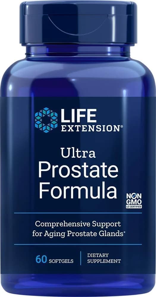 Life Extension Ultra Prostate Softgels 60 Count | Supports Healthy Urine Flow & Prostate Function