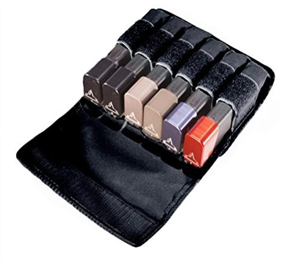 TUFF 6 In-Line Magazine Pouch, Black, Size 2 | Heavy Duty Nylon, Fits .9mm/.40S&W/.45ACP Magazines - main product image