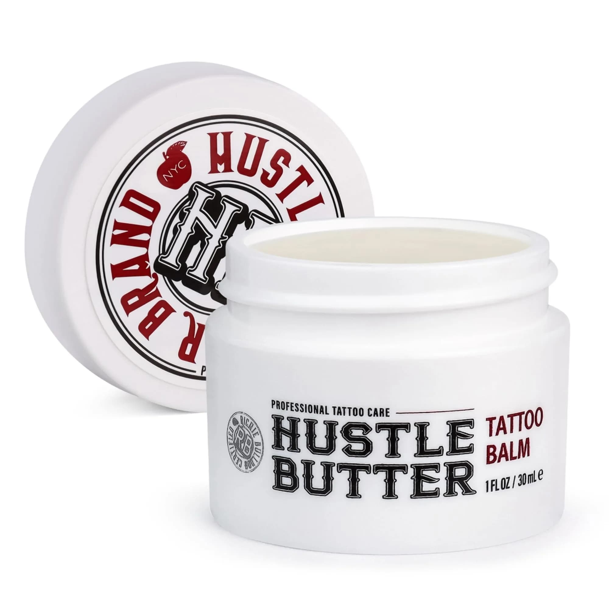 Hustle Butter Deluxe Vegan Tattoo Butter 30ml (1 Fl Oz) | Original All-Natural Tattoo Care - main product image