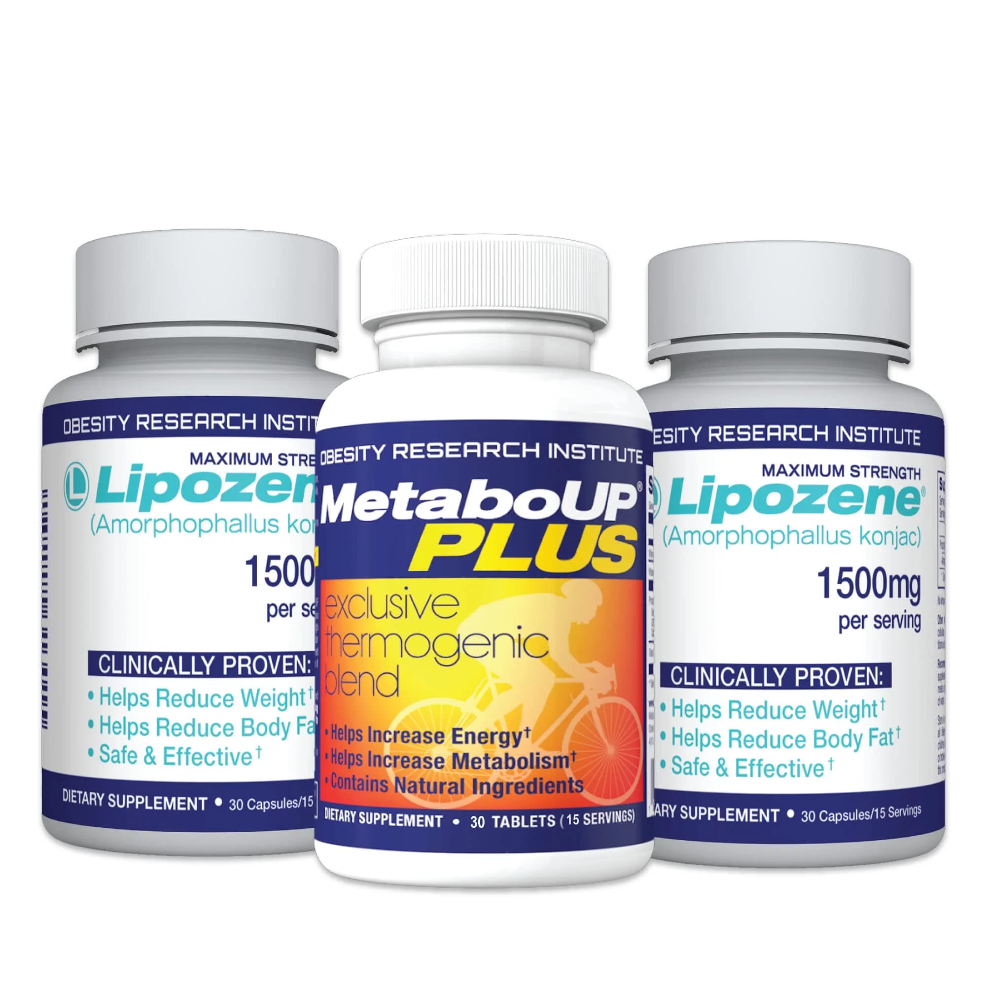 Lipozene Weight-Management Fiber Supplement 45 Count (Pack of 2) | Supports Healthy Weight Loss