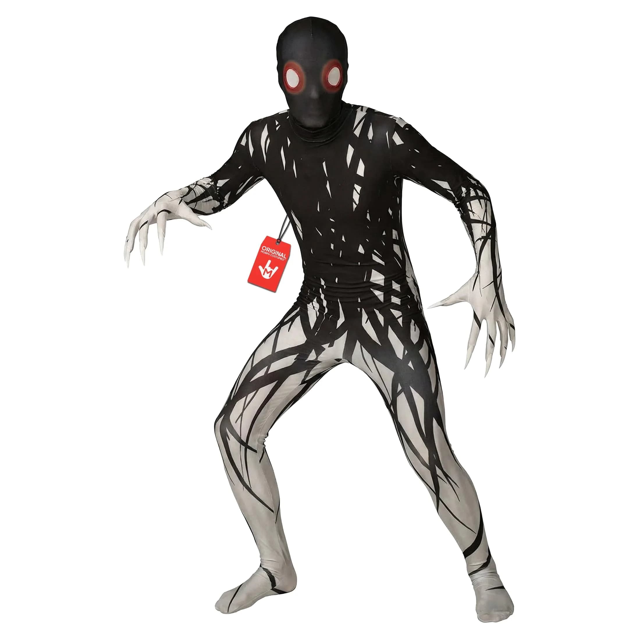 Morphsuits Zalgo Kids Halloween Costume - Medium (10-12 Years) | Full Body Spandex Suit with Hood - main product image