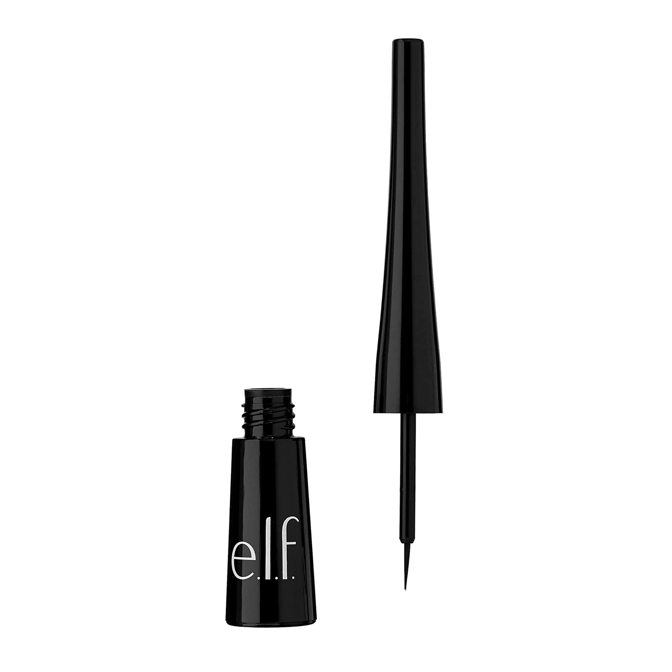 e.l.f. Liquid Eyeliner 0.14 Fl Oz | High-Pigment, Smudge-Proof, Extra-Fine Brush Tip - main product image