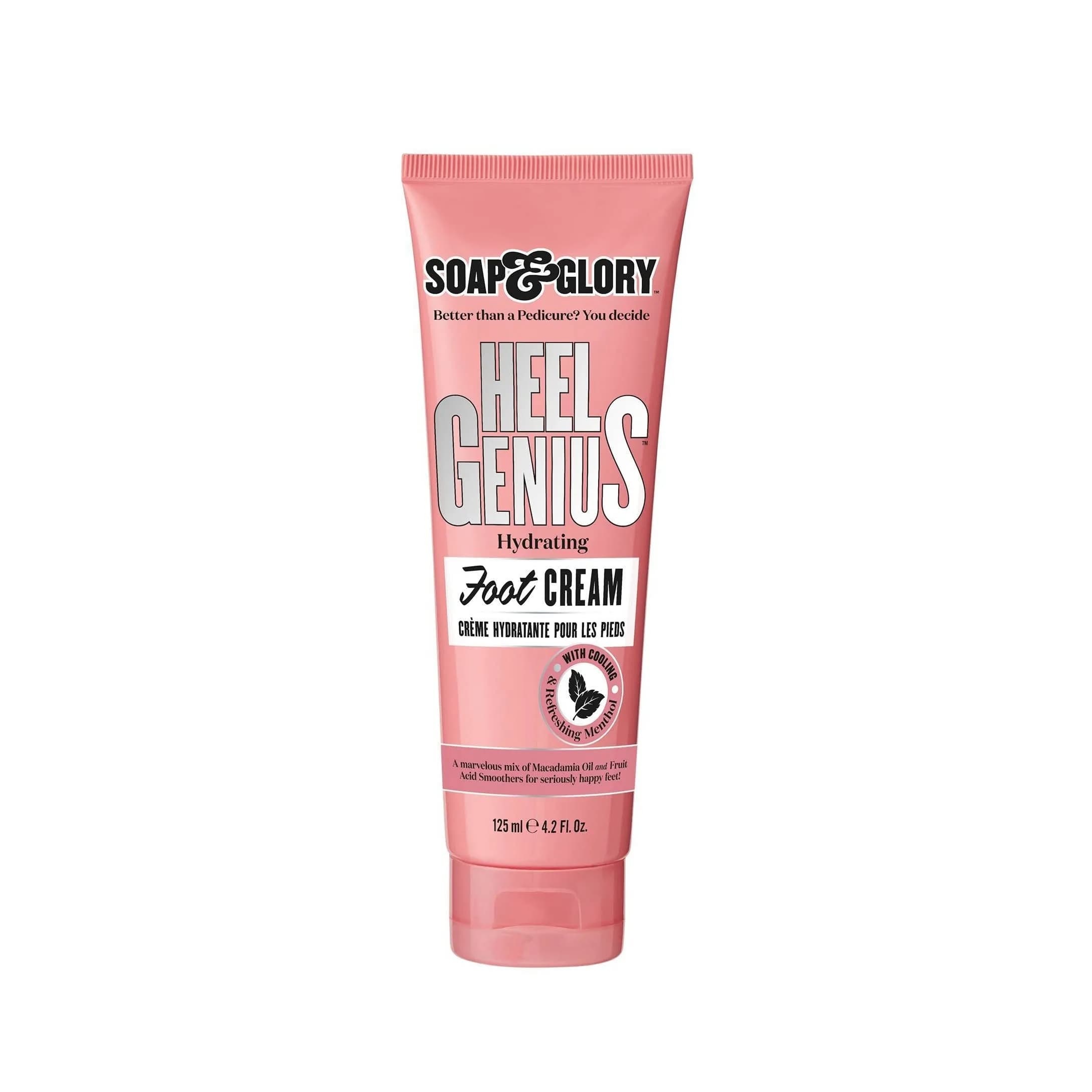 Soap & Glory Heel Genius Foot Cream 125ml (4.2 oz) | Overnight Repair for Dry, Cracked Heels - main product image