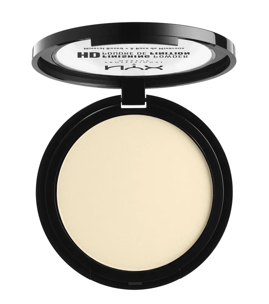 NYX PROFESSIONAL MAKEUP HD Finishing Powder, Pressed Setting Powder - Banana 7.94g (0.28 oz) | Camera-Ready Matte Finish - main product image