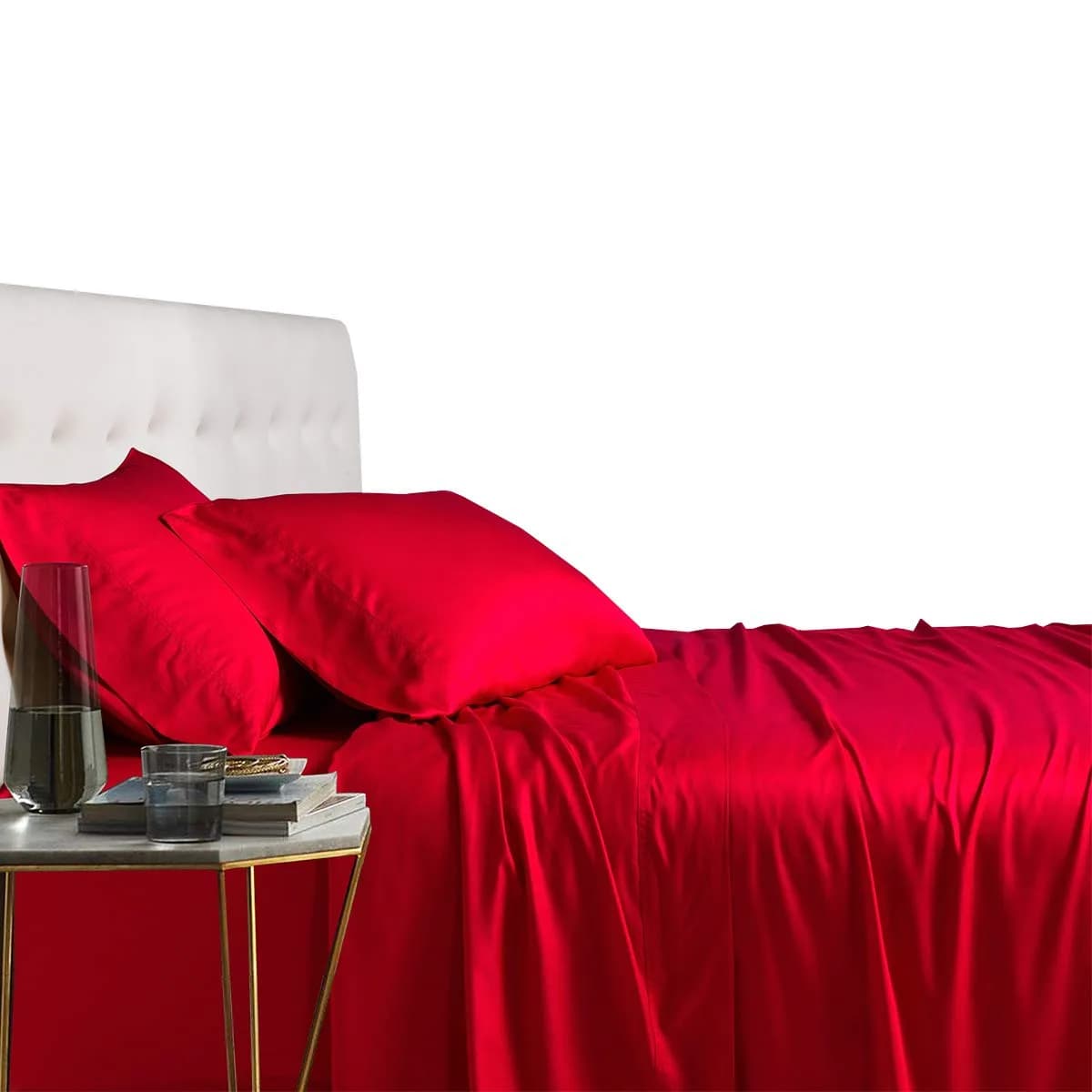 Royal Tradition Viscose from Bamboo King Cooling Sheet Set | Soft, Temperature-Regulating Bedding (70-120 chars)