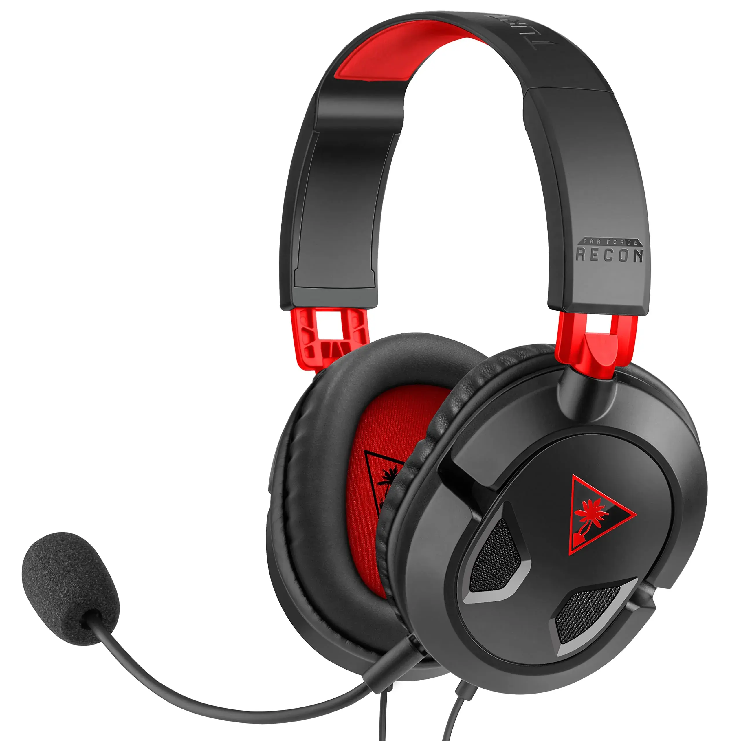 Turtle Beach Recon 50 Wired Gaming Headset for PC, PS5, Xbox | Red & Black Stereo - main product image
