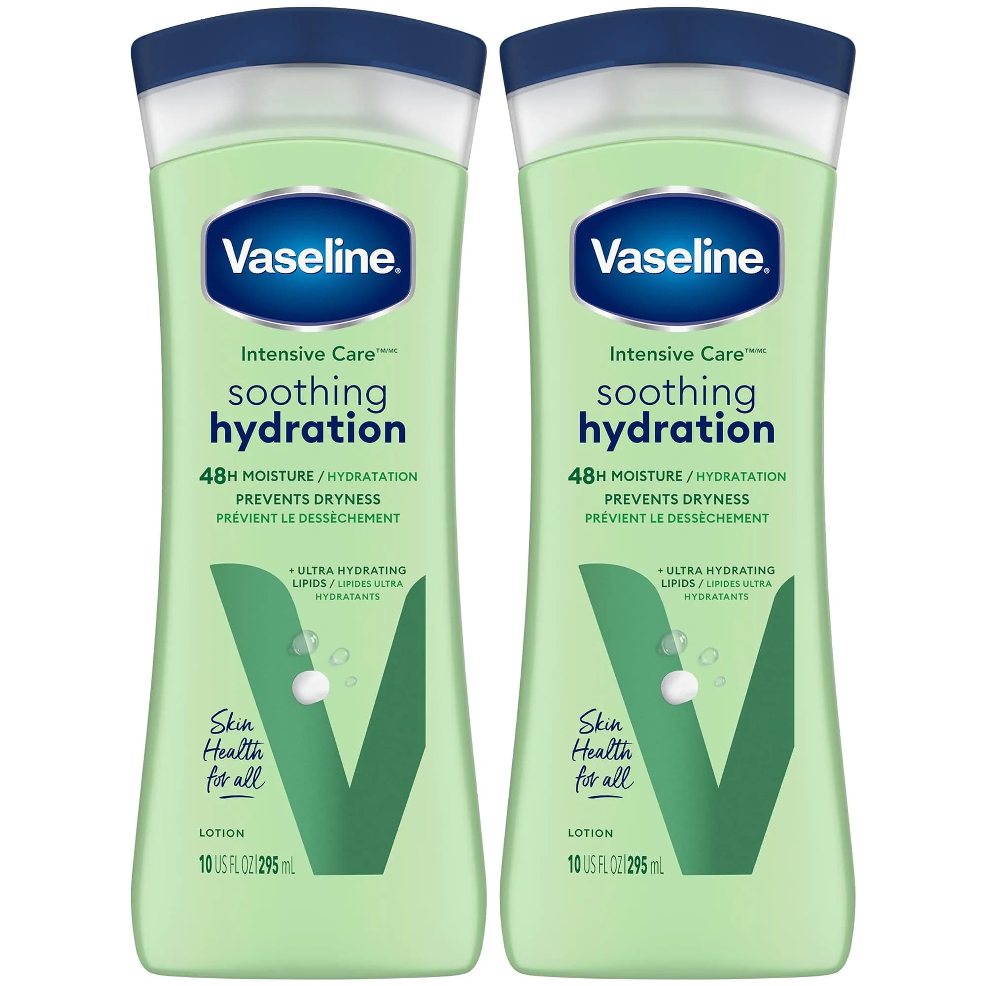 Vaseline Intensive Care Aloe Soothe Body Lotion 2-Pack | 400ml (13.53 Fl Oz) | Heals Dry Skin - main product image