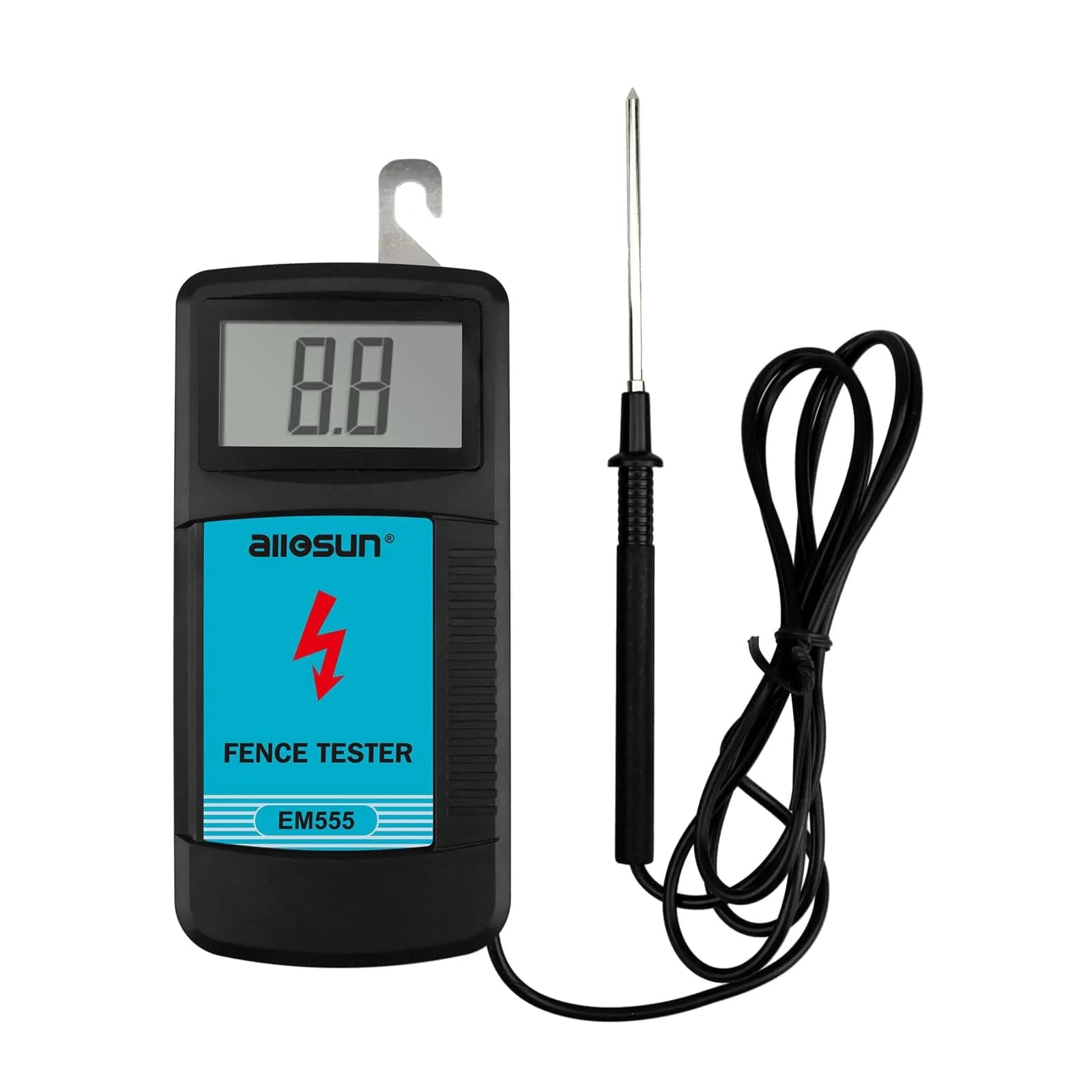 allsun Electric Fence Fault Finder Max 9.9kv | Digital Voltage Tester for Livestock - main product image