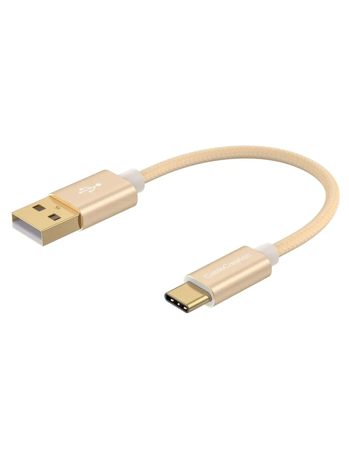 CableCreation Short USB A to USB C Cable 6 inch (15cm) | 60W Fast Charging & 480Mbps Data Sync