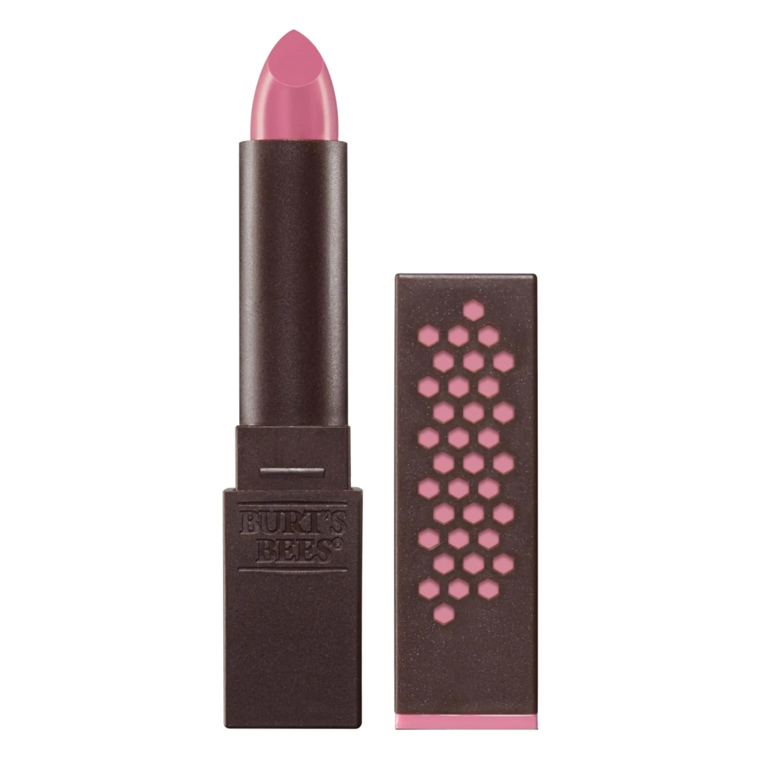 Burt's Bees Natural Lipstick Iced Iris | 8-Hour Moisture & Satin Finish (70-120 chars)