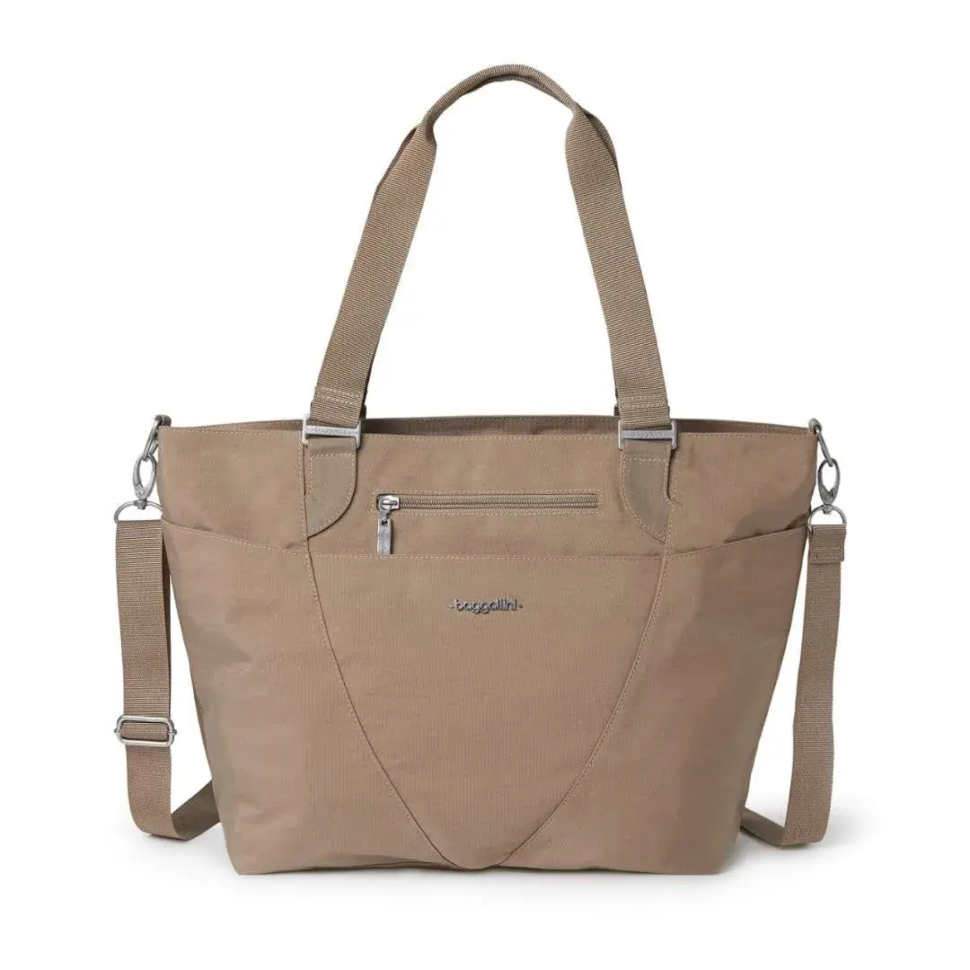 Baggallini Avenue Tote 12x18 Laptop Tote Bag for Women | Lightweight Work Travel Carry On Bag - main product image