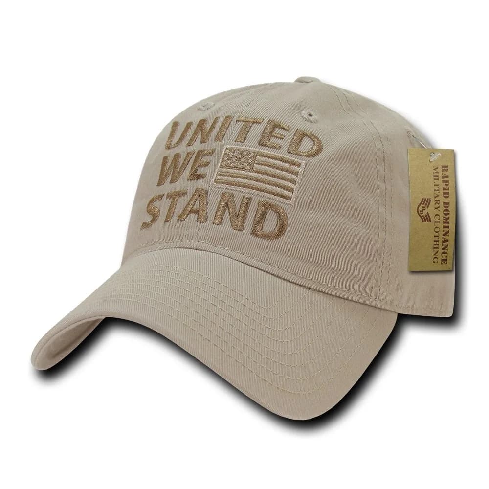 Rapid Dominance Relaxed Graphic Cap, Khaki | Classic Dad Hat Fit & Embroidered Logo