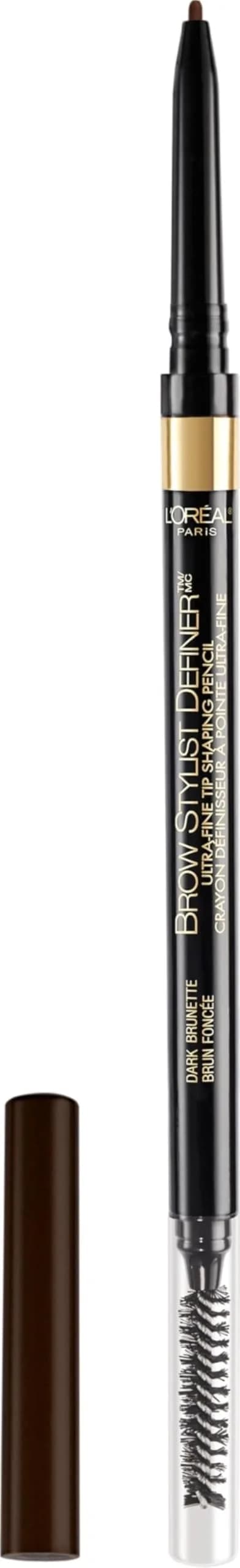 L'Oreal Paris Makeup Brow Stylist Definer Waterproof Eyebrow Pencil, Dark Blonde 0.003 Ounce (Pack of 1) | Ultra-Fine Tip for Natural Brows