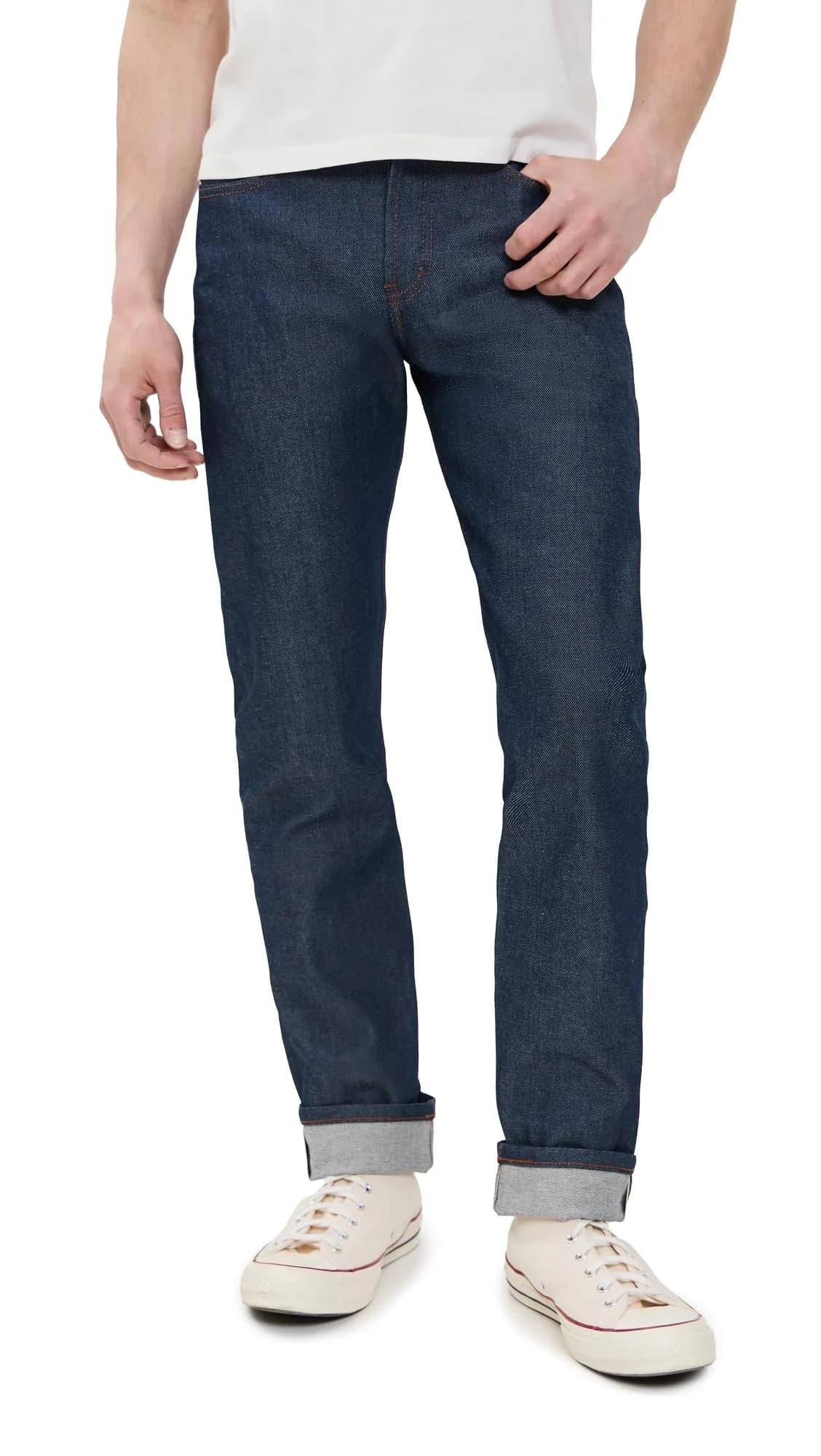Naked & Famous Denim Weirdguy Tapered Fit Jeans 32 | Premium Japanese Selvedge