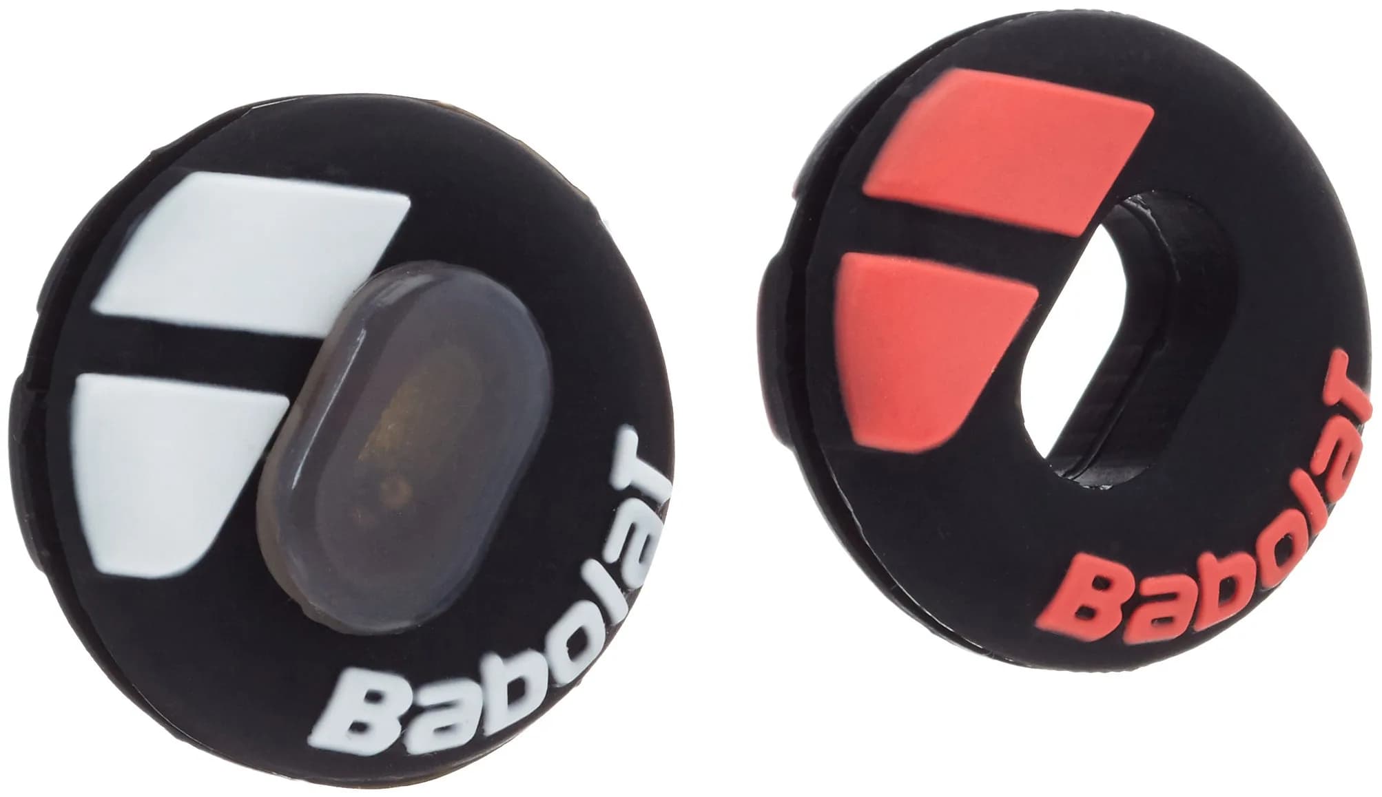 Babolat Unisex Custom Damp X2 Vibration Dampener, Black/Neon/Red, 0.05g (0.0001lb) | Customizable Tennis Vibration Dampener - main product image