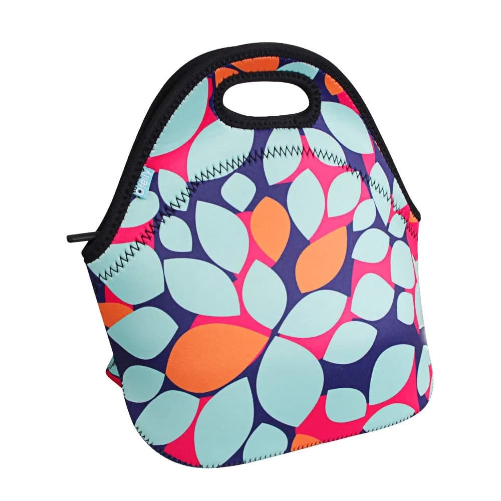 Ofeily Leaf Pattern Insulated Lunch Tote Bag 10L (0.35 cu ft) | Waterproof Neoprene Lunch Bag for Adults - main product image