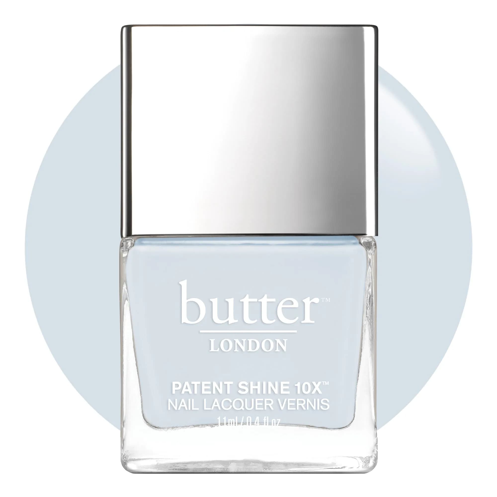 butter LONDON Patent Shine 10X Nail Lacquer Candy Floss 0.4 Fl Oz | Bright, Strong Nails, 10 Days Wear