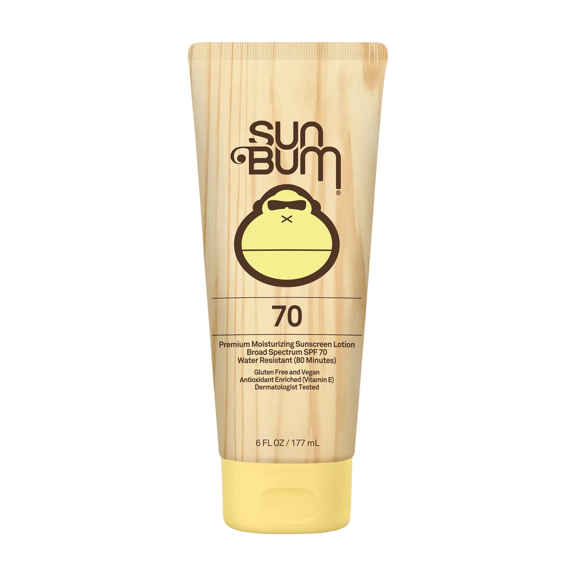 Sun Bum Original SPF 70 Lotion 6 oz | Broad Spectrum UVA/UVB Protection - main product image