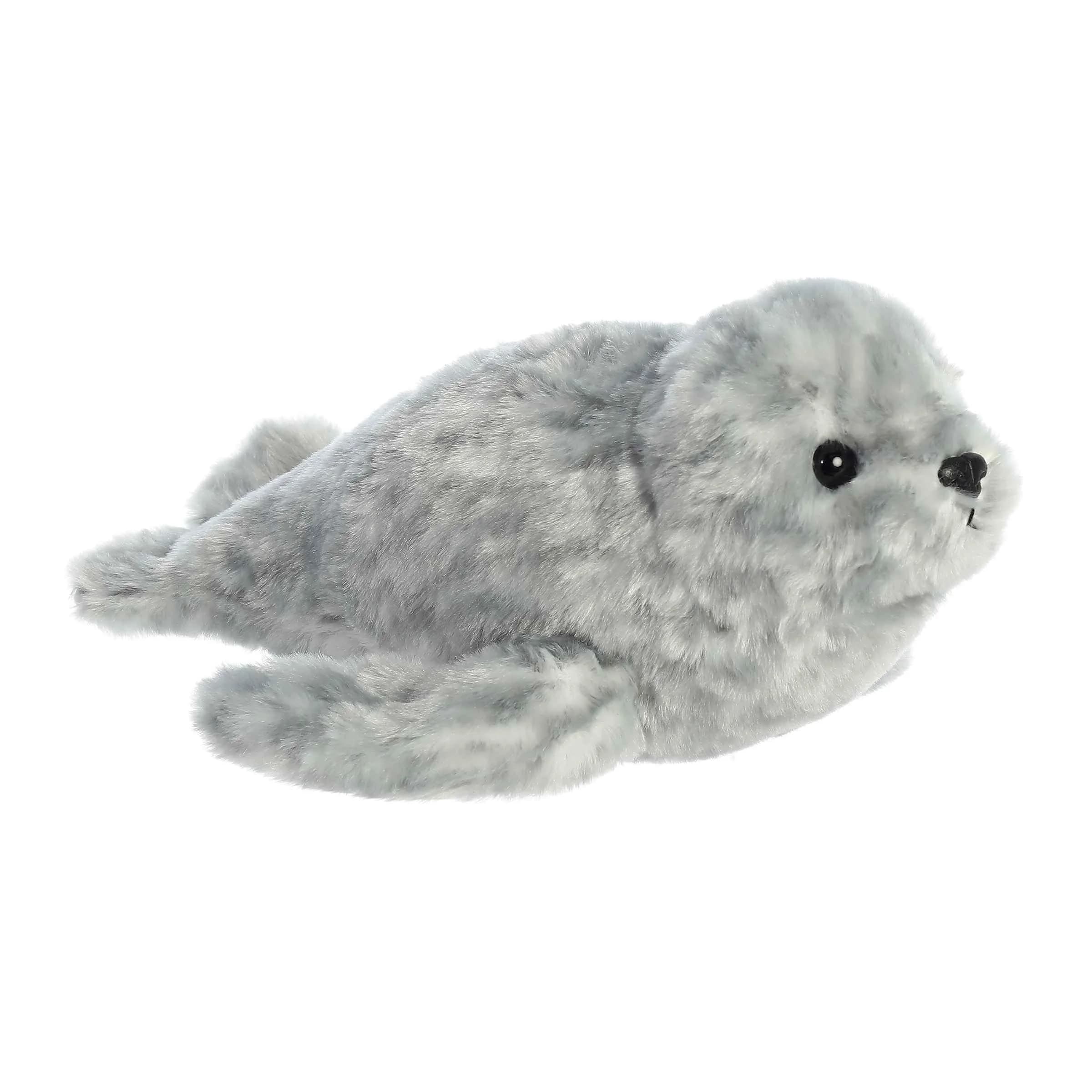 Aurora Mini Flopsie Harbor Seal Plush Toy 8-Inch | Soft & Cuddly Marine Companion - main product image