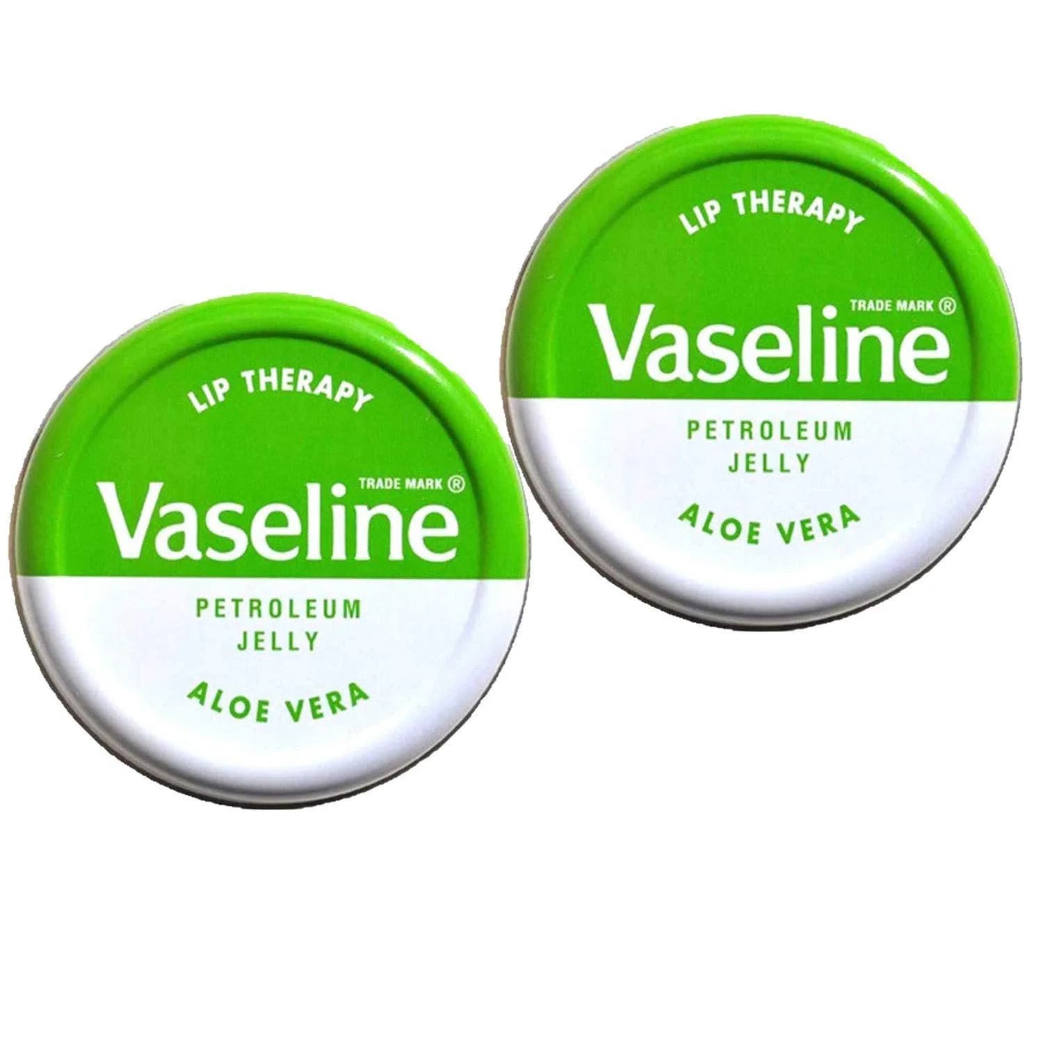 Vaseline Lip Balm Aloe Vera Pack of 2 | Hydrating & Soothing for Dry Lips - main product image
