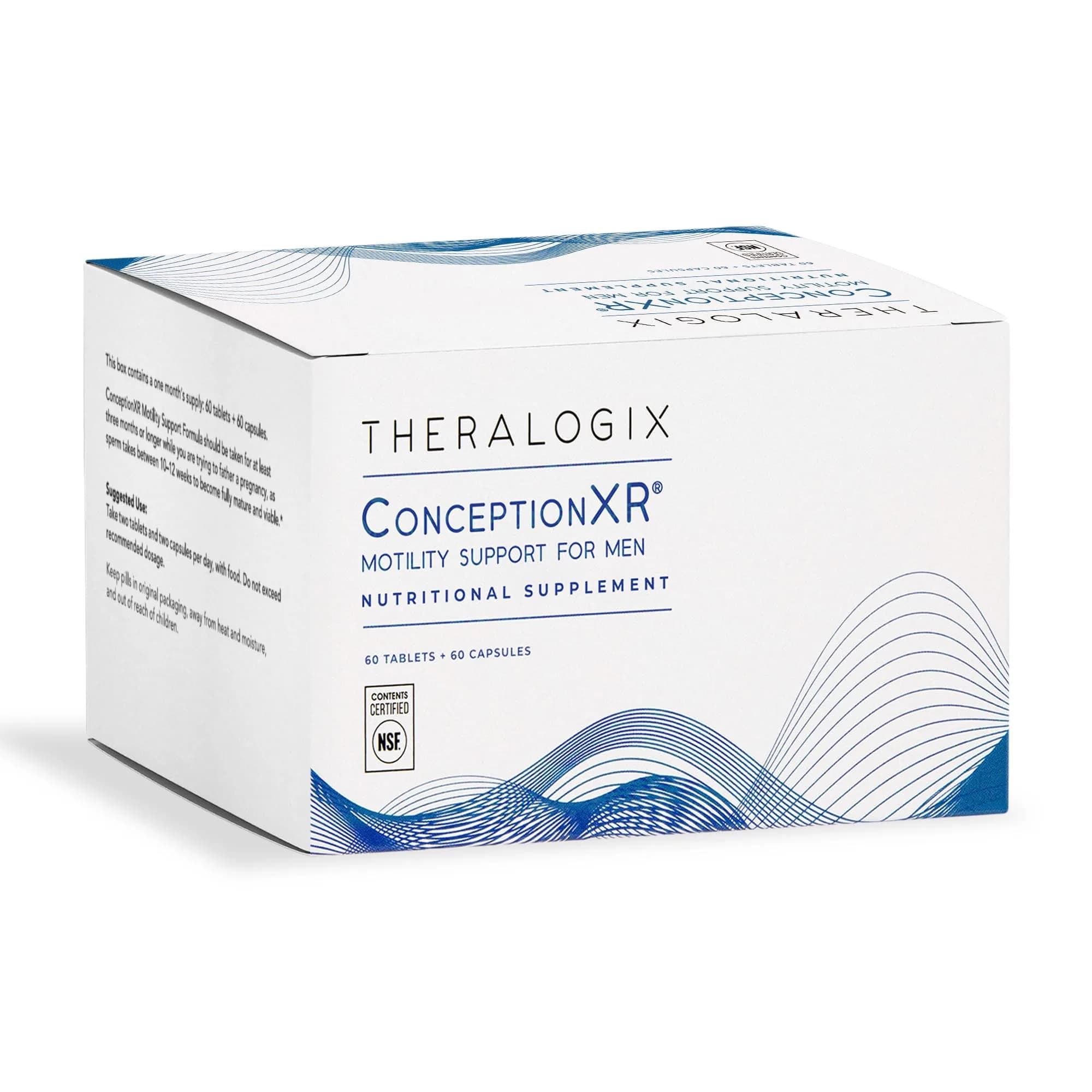 Theralogix ConceptionXR Motility Support – Men's Fertility, NSF Certified | Supports sperm health & motility - main product image