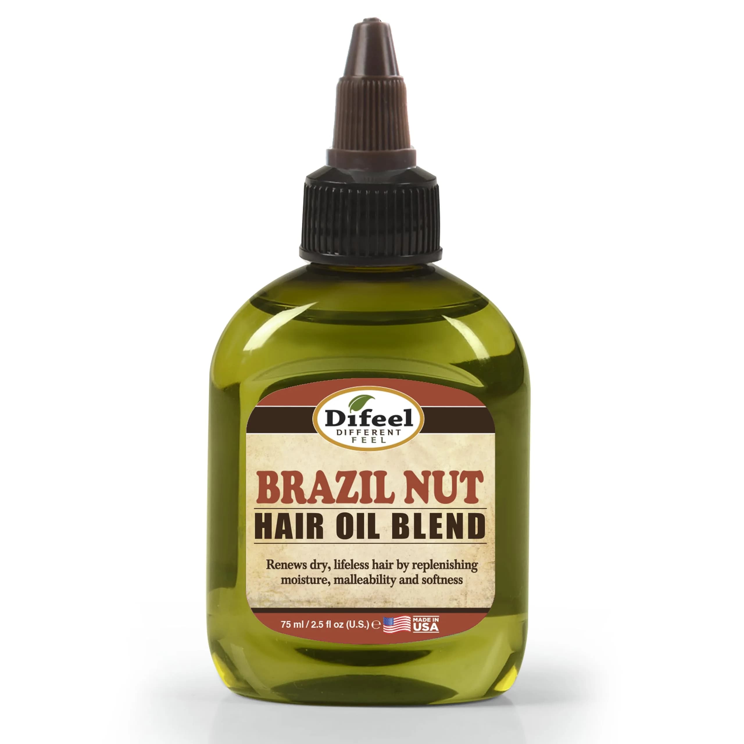 Difeel Olive Hair Oil Blend 74ml (2.5 Fl Oz) | Hydrates Dry Hair