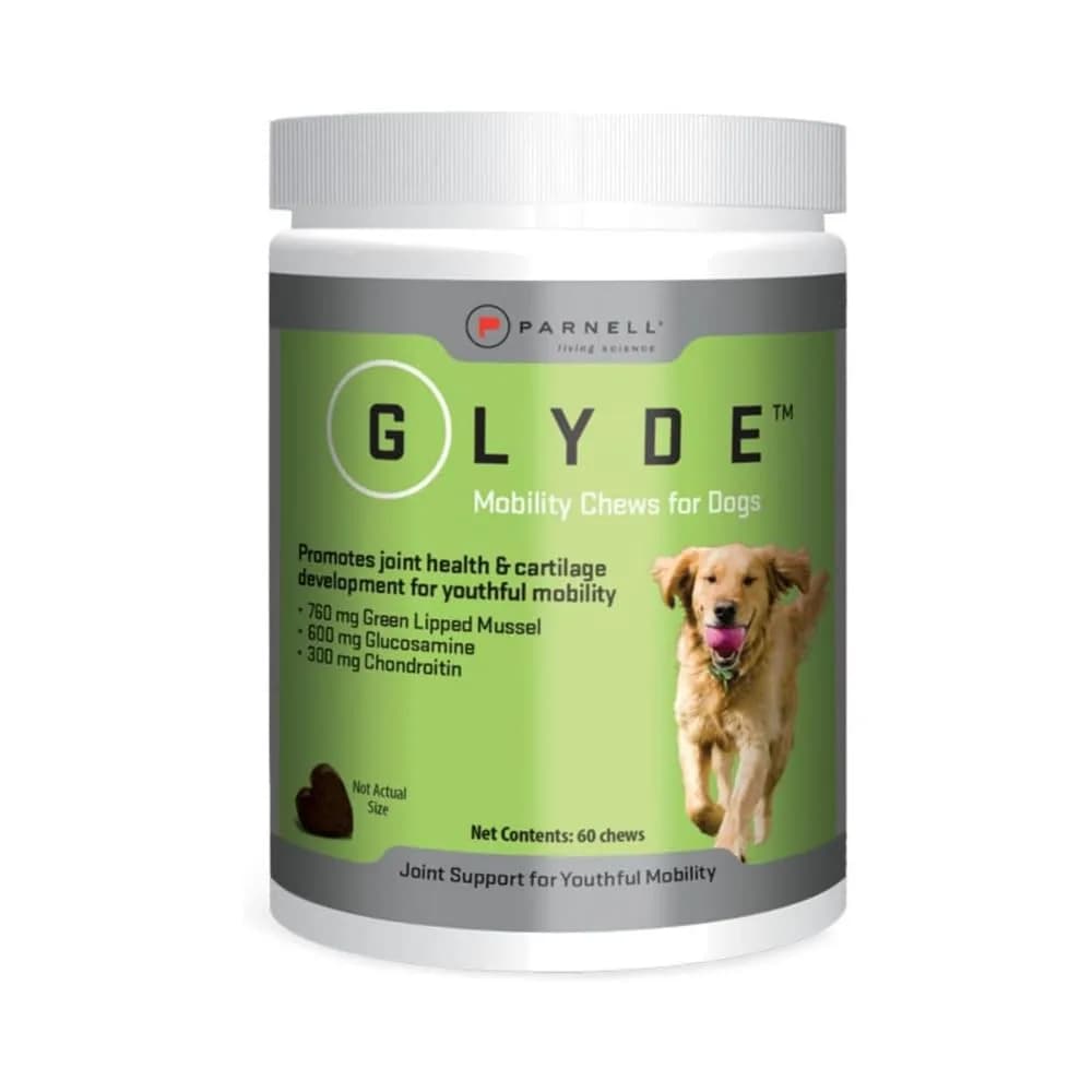 GLYDE Dog Hip & Joint Chews 60 Soft Treats | Supports Mobility & Cartilage
