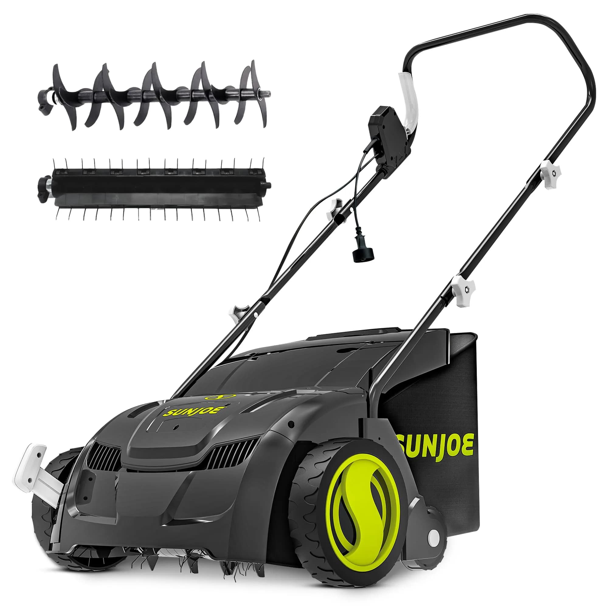Sun Joe Electric Dethatcher & Scarifier 12.6-inch | 12-Amp Corded Lawn Care Tool - main product image