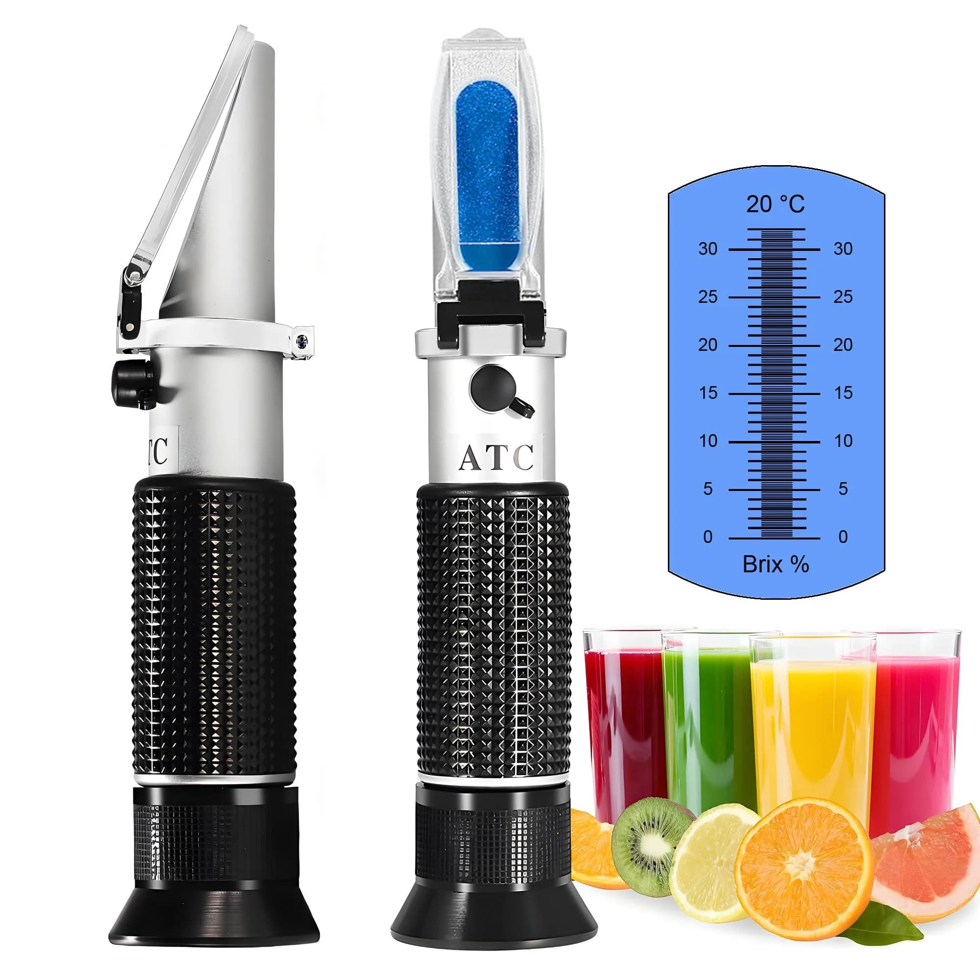 V·RESOURCING 0-32% Brix Meter Refractometer Portable Sugar Content Test | Accurate & Easy