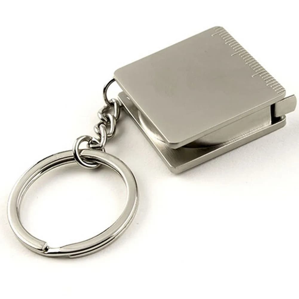 Hyning Mini Steel Tape Measure Keychain 120cm (47 inches) | Extra Long Keychain Tool - main product image