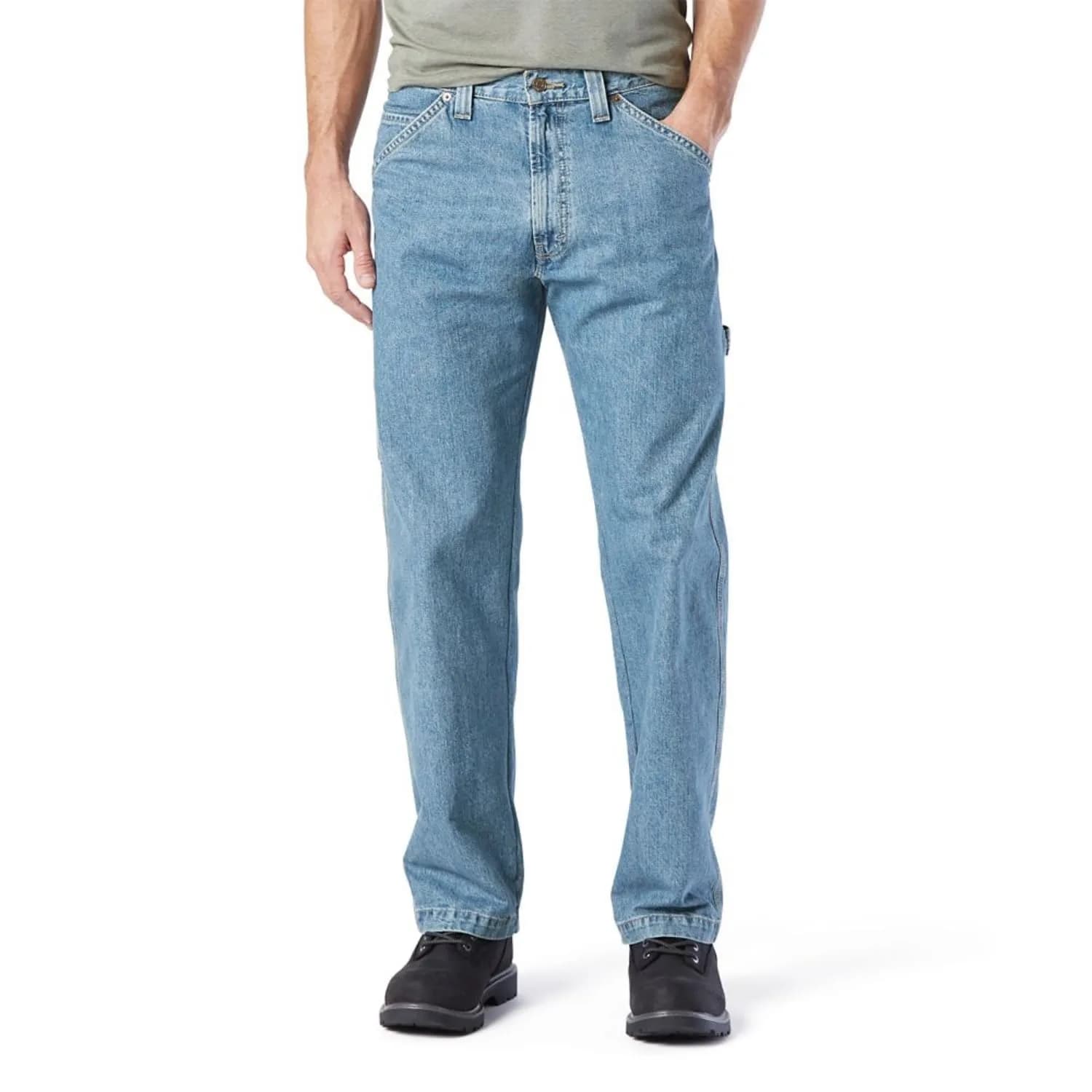 Levi Strauss Signature Gold Men's Carpenter Jeans 38x30 | Loose Fit Workwear Denim - main product image
