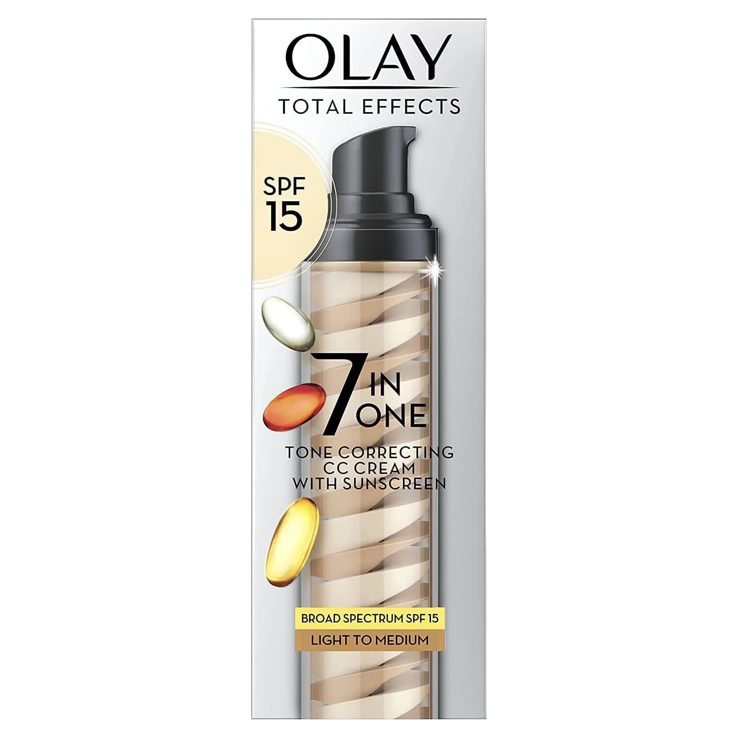 Olay Total Effects 7-in-1 Tone Correcting Facial Moisturizer 48 g | Light to Medium Skin Tone Support