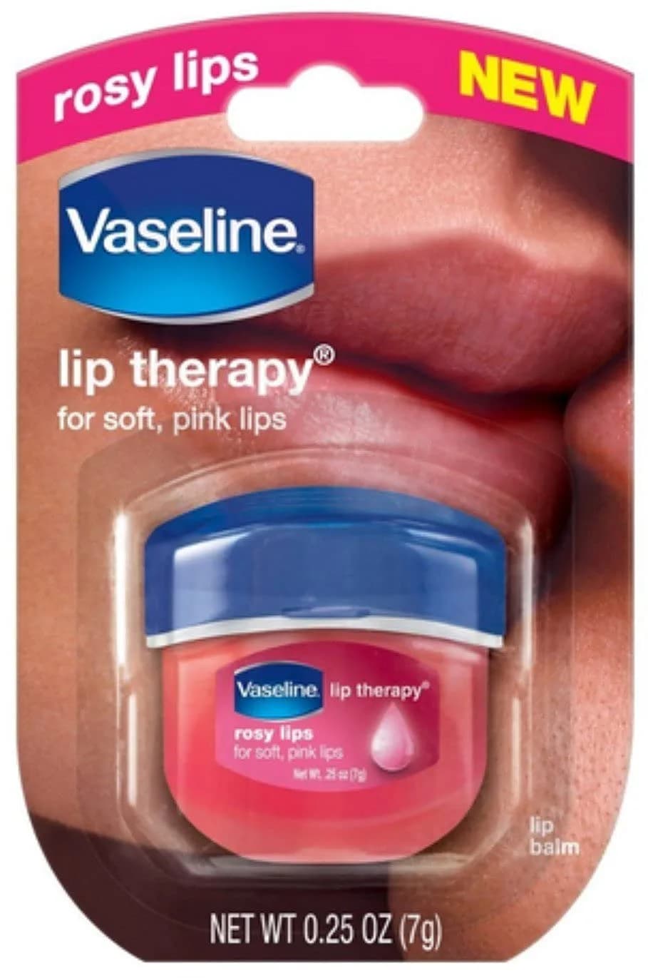 Vaseline Lip Therapy Rosy Lips Tinted Lip Balm, 0.25 Ounce (Pack of 9) - main product image
