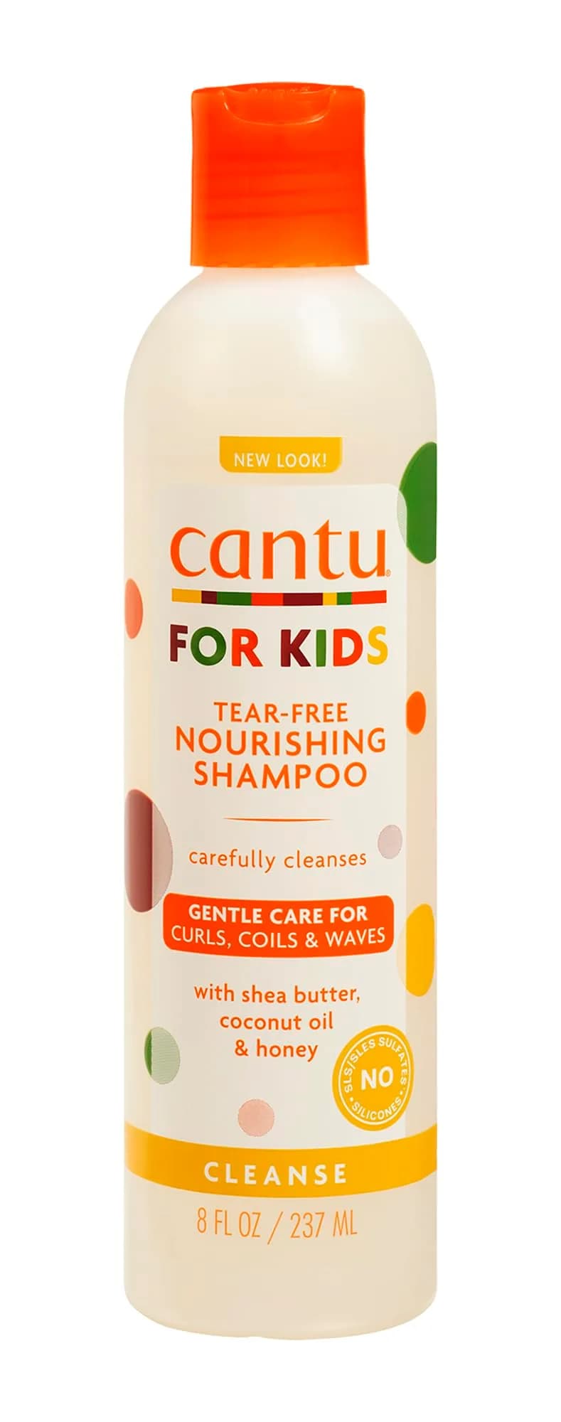 Cantu Care for Kids Tear-Free Nourishing Shampoo, Coconut 237ml (8 Fl Oz) | Gentle Cleansing for Textured Hair - main product image