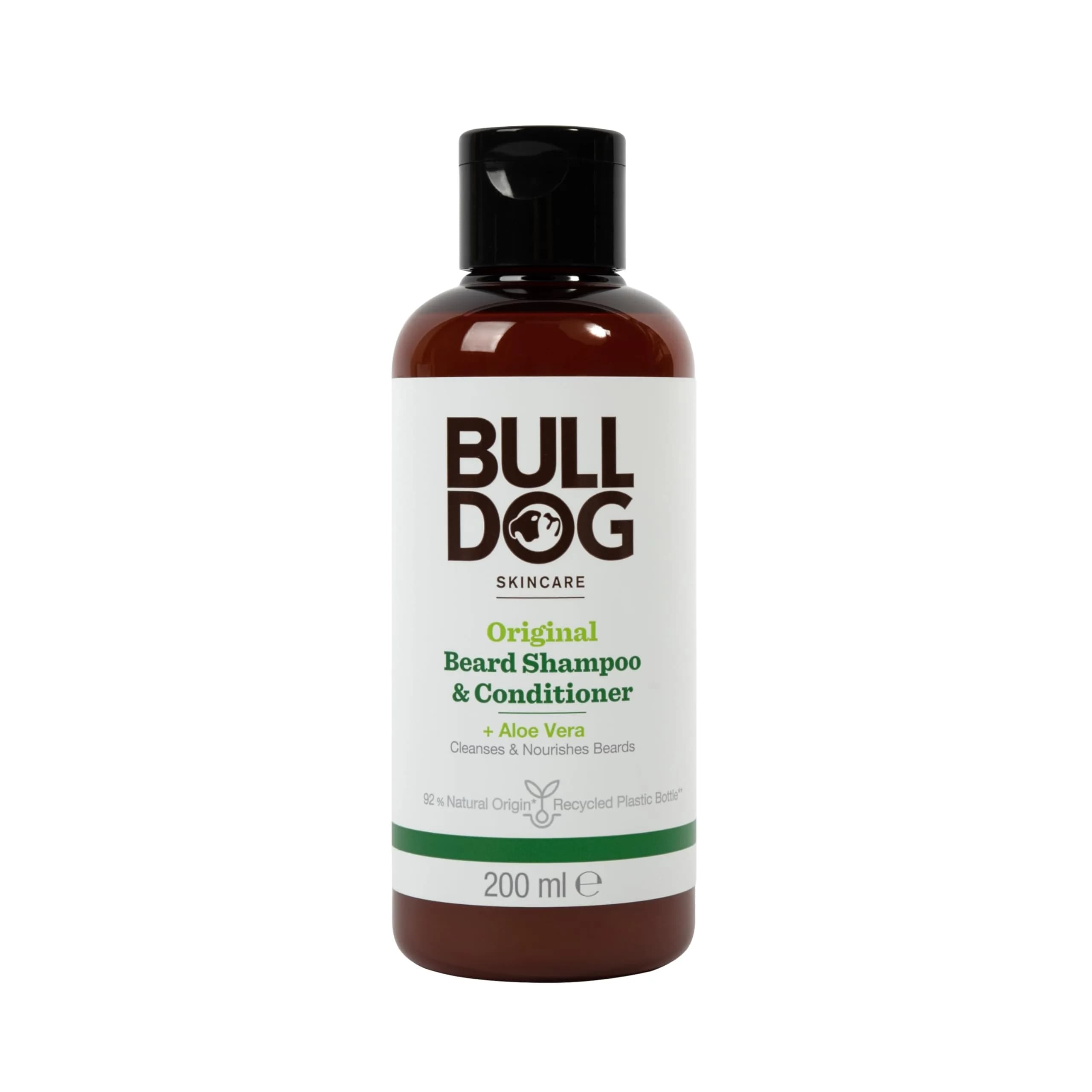 Bulldog Shampoo Conditioner Beard Original 200ml | Nourishes & Softens with Natural Ingredients