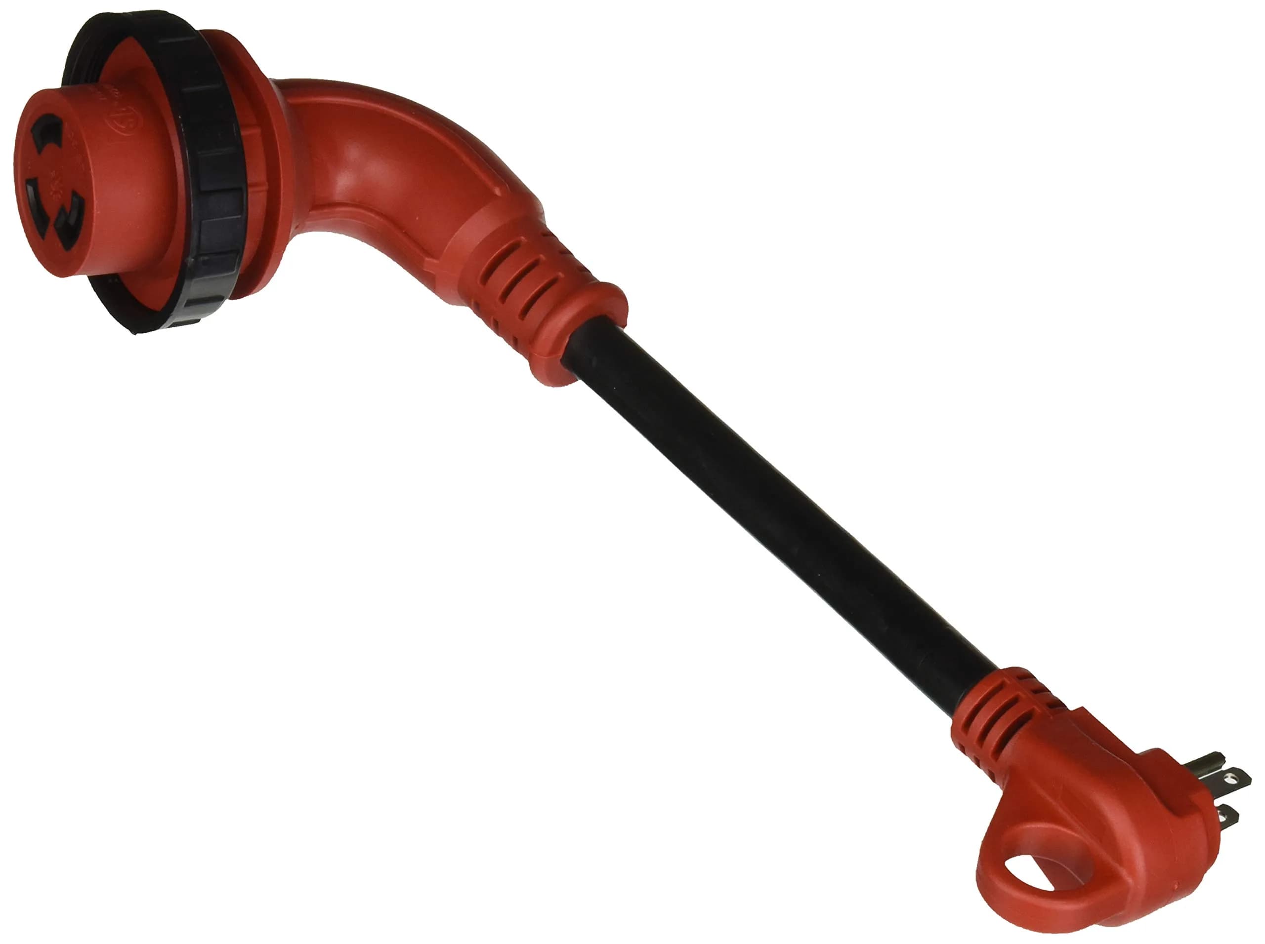 Valterra A101530D90 Led Detach Adapter 15A Male to 30A Female | Ideal for RV Power Needs - main product image