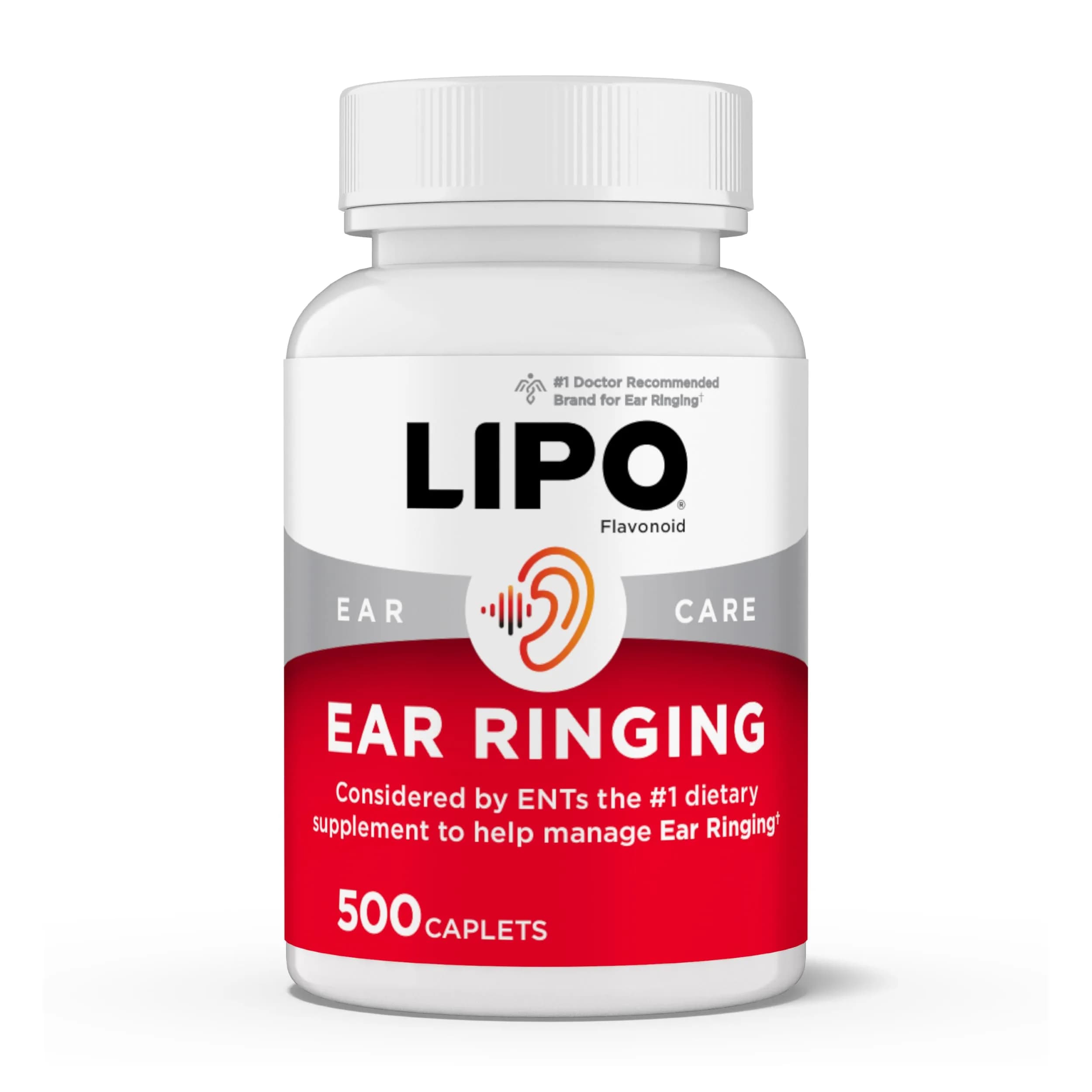 LIPO-Flavonoid Lemon Bioflavonoid Complex 500 Caplets | Supports Inner Ear Health & Circulation - main product image