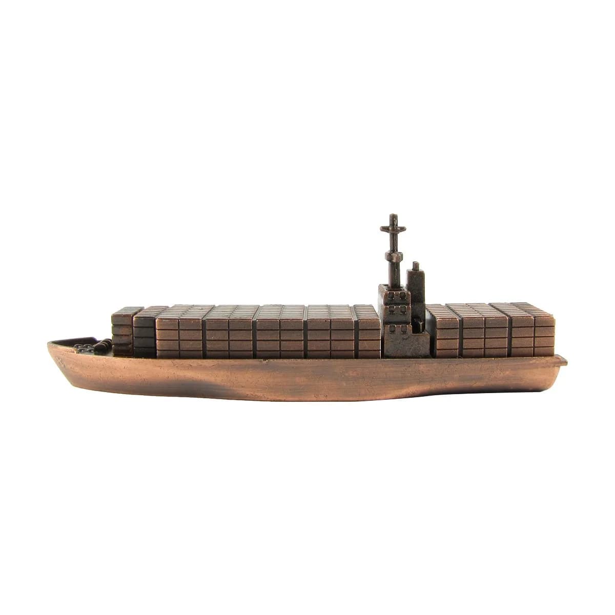 IIV Treasure Gurus Container Cargo Ship Model Die Cast Pencil Sharpener | Metal Novelty Office Accessory - main product image