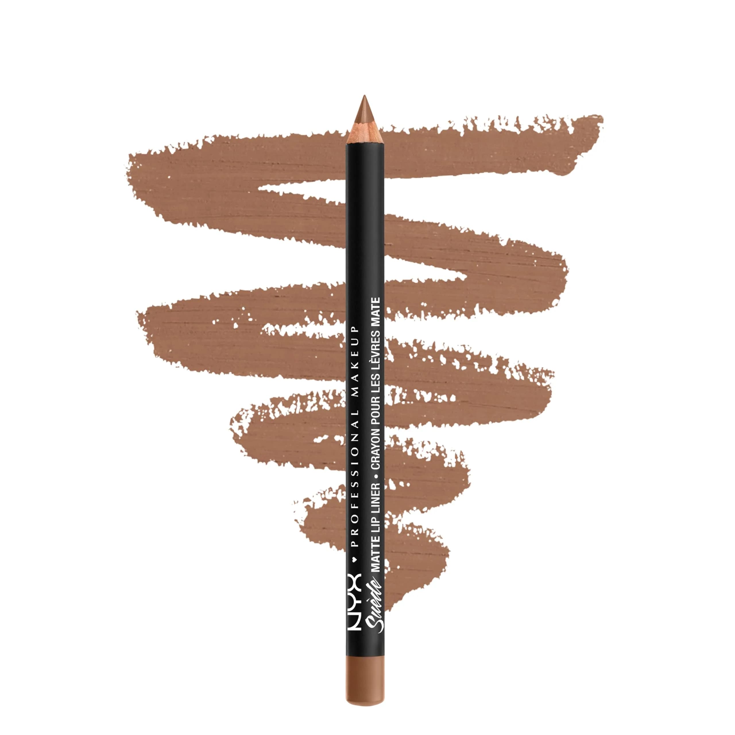 NYX PROFESSIONAL MAKEUP Suede Matte Lip Liner Sandstorm | Velvety, Long-Lasting, Matte Finish