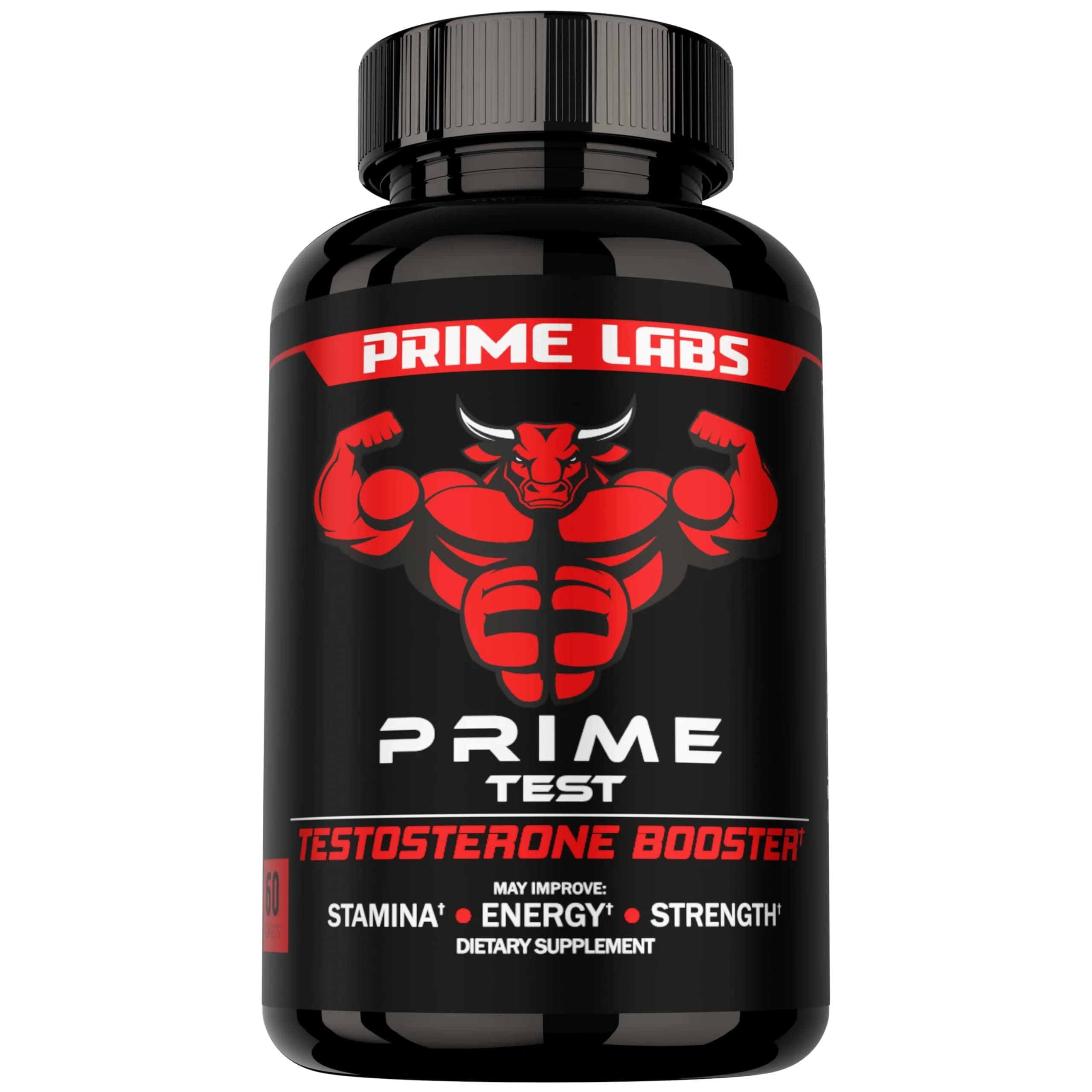 Prime Labs Testosterone Booster for Men, Supports Strength & Stamina | 60 Caplets - main product image