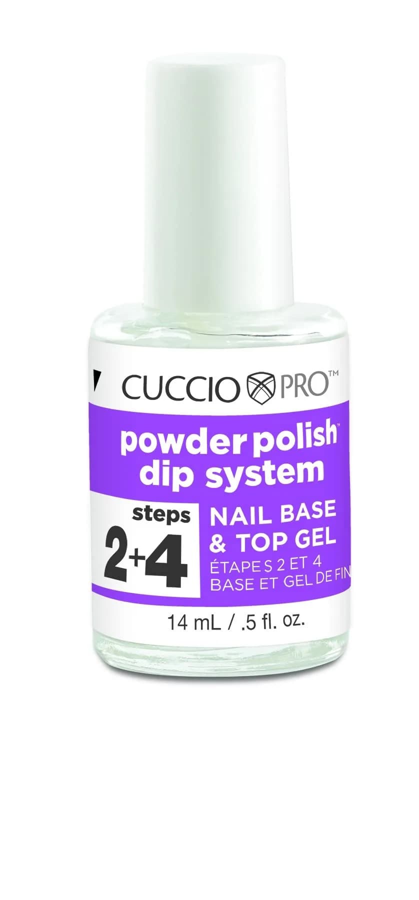 Cuccio Gel Nail Polish Base & Top Coat 14ml (0.5 Fl Oz) | Chip-Resistant & High-Gloss Finish - main product image