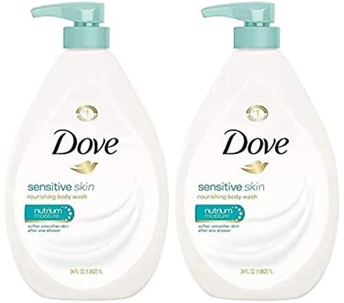 Dove Sensitive Skin Hypoallergenic Body Wash | Dermatologist Recommended Gentle Cleanser for Dry Skin - main product image