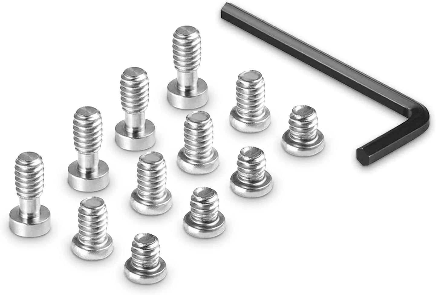 SMALLRIG Allen Wrench Screw 1/4" Screws Accessories Tool (12pcs/Pack) | Stainless Steel, 12pcs, 1/4" Thread, Camera Support - main product image