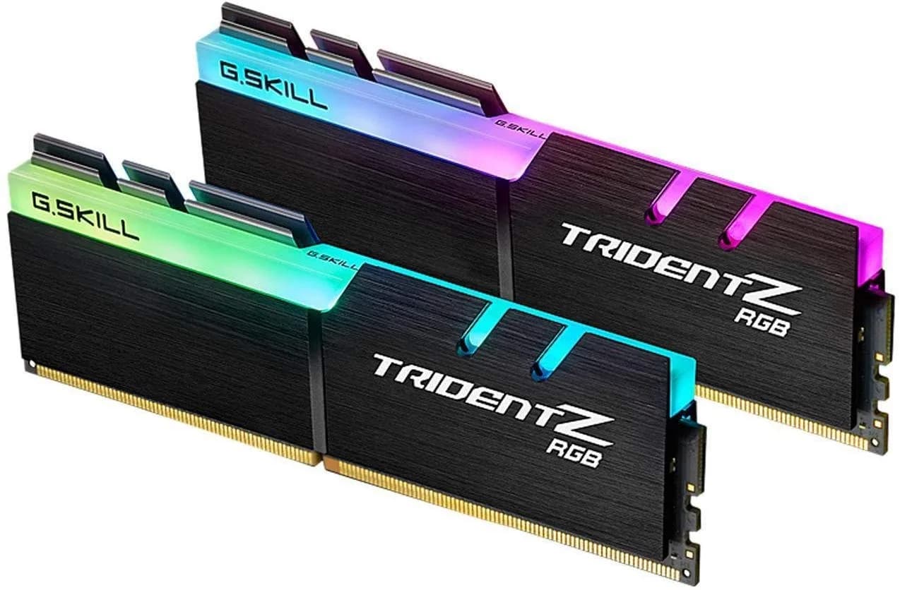 G.SKILL Trident Z RGB DDR4 RAM 16GB (2x8GB) 3200MT/s CL16-18-18-38 1.35V U-DIMM - main product image